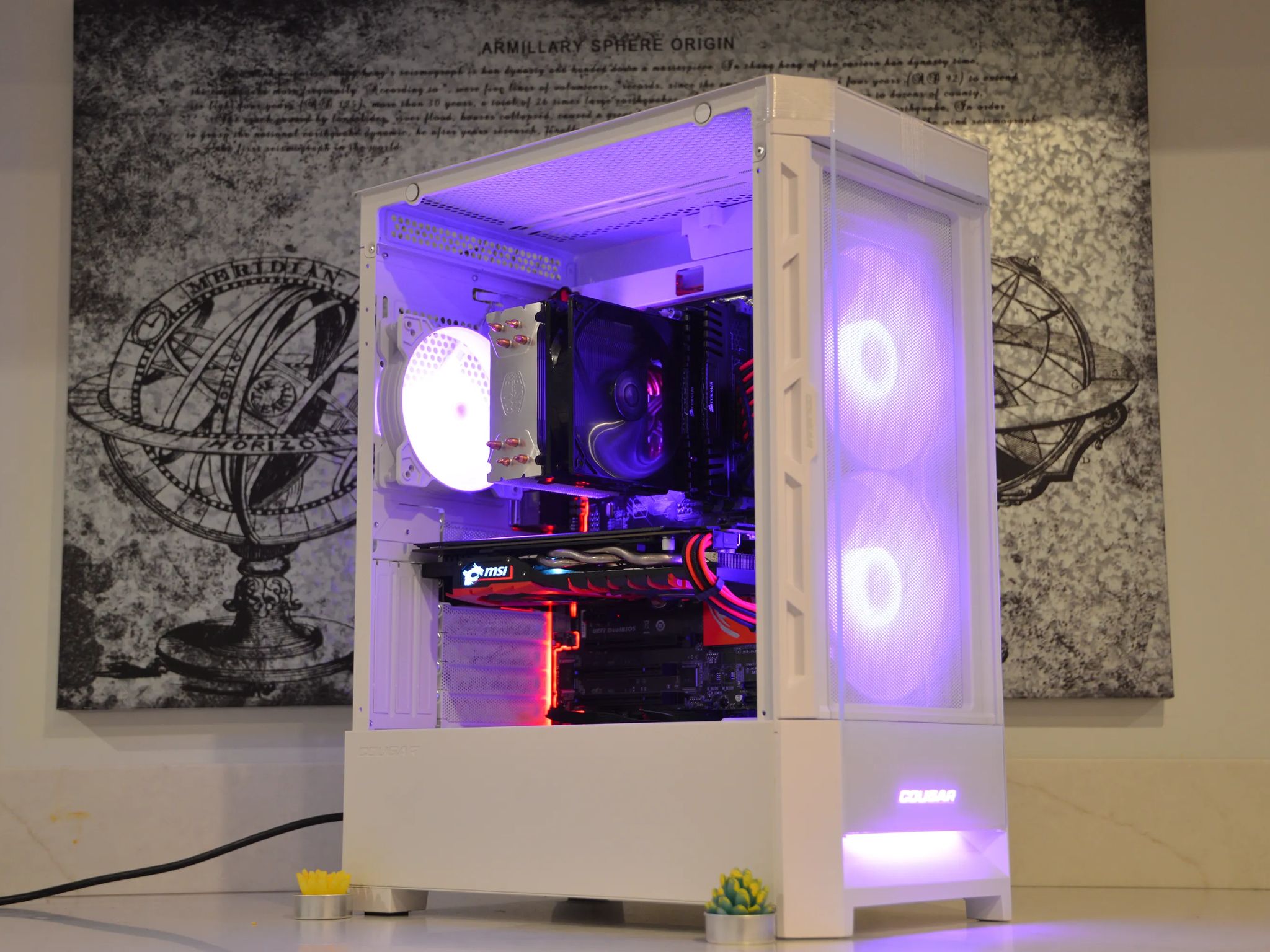 🔴🟣⚪️ Scarlet Snow ⚪️🟣🔴| Intel Core i5 4670K | NVIDIA GTX 1060 6GB | 16 GB RAM | 1TB SSD |