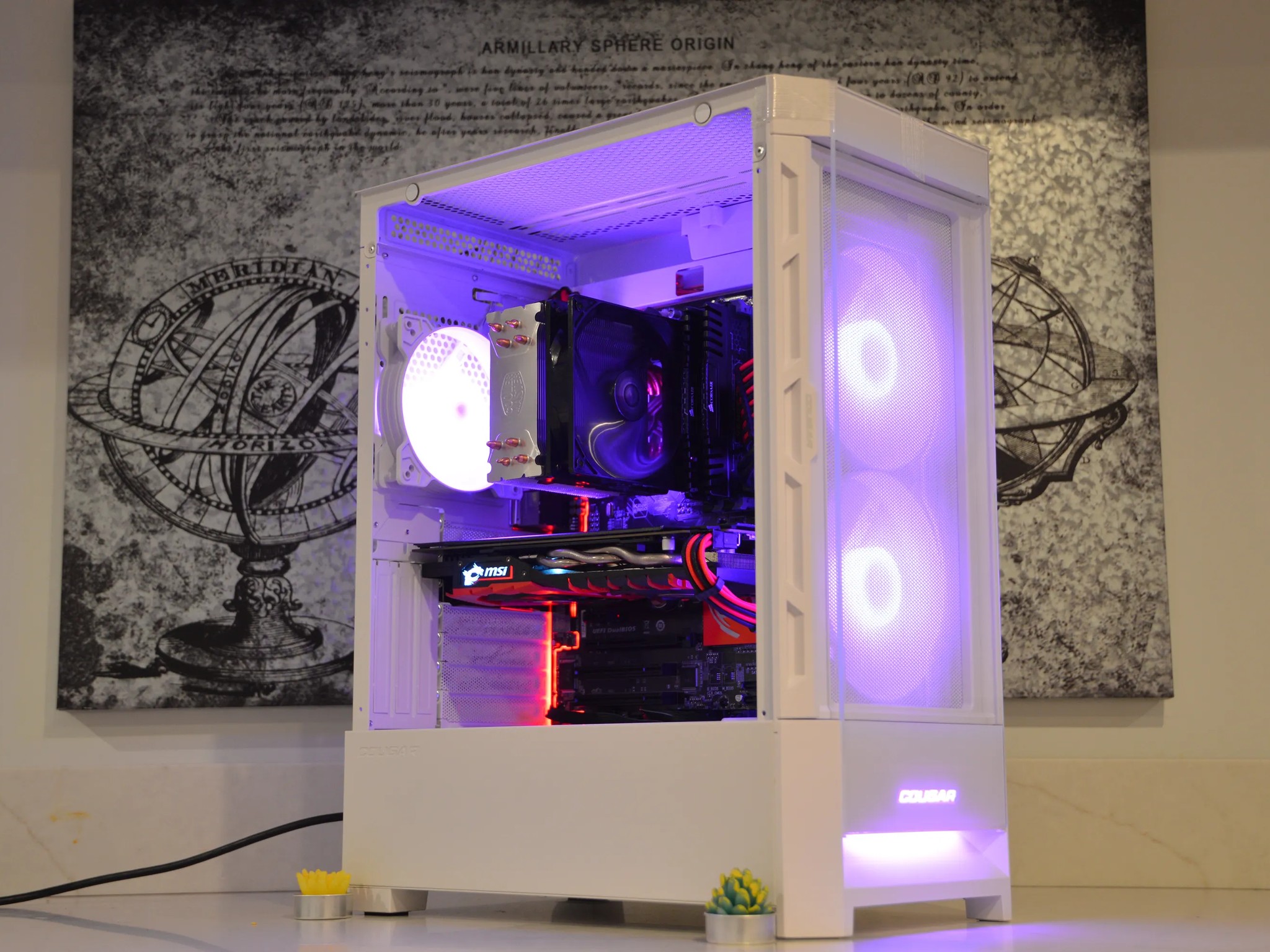 🔴🟣⚪️ Scarlet Snow ⚪️🟣🔴| Intel Core i5 4670K | NVIDIA GTX 1060 6GB | 16 GB RAM | 1TB SSD |