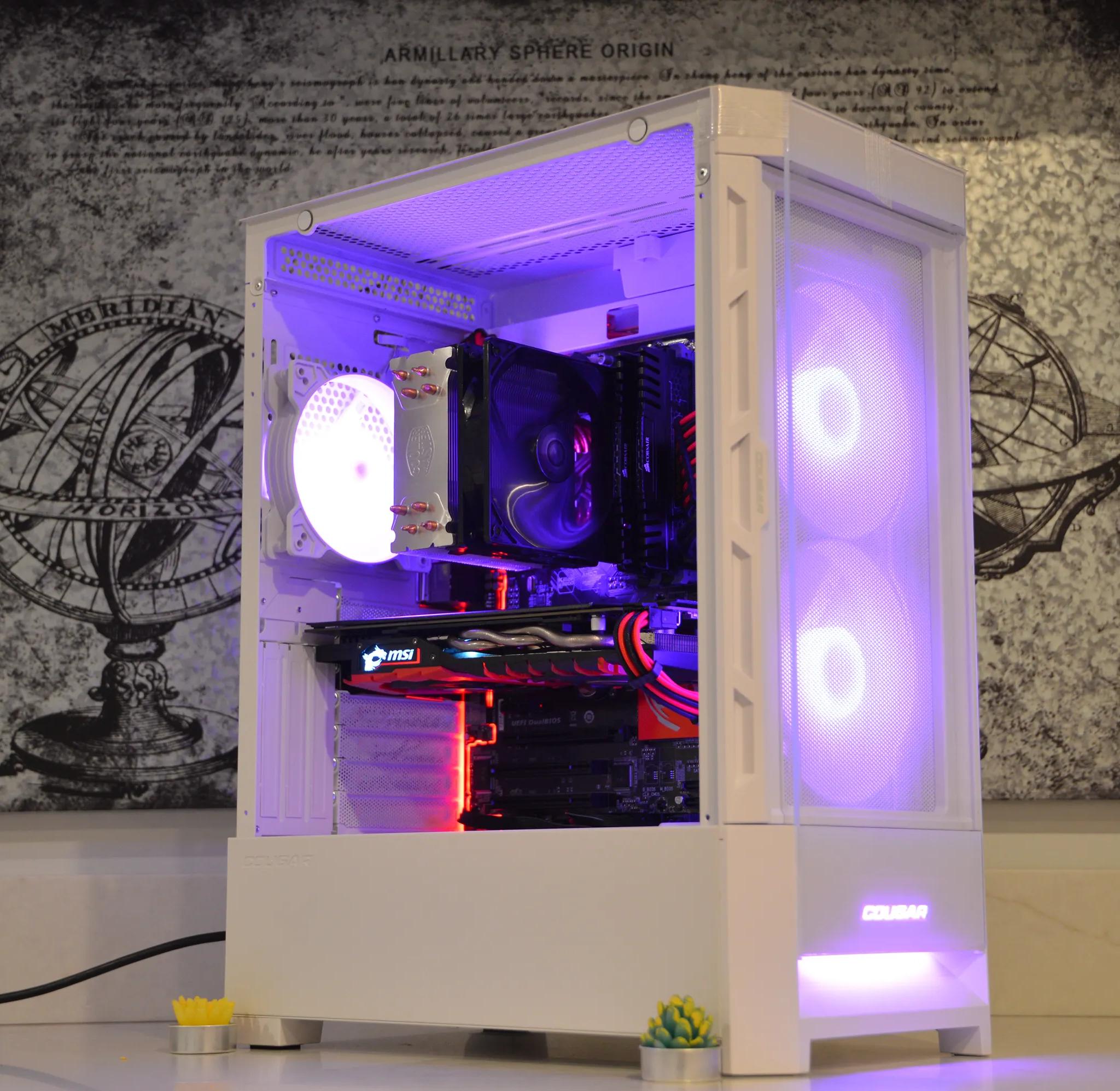 🔴🟣⚪️ Scarlet Snow ⚪️🟣🔴| Intel Core i5 4670K | NVIDIA GTX 1060 6GB | 16 GB RAM | 1TB SSD |