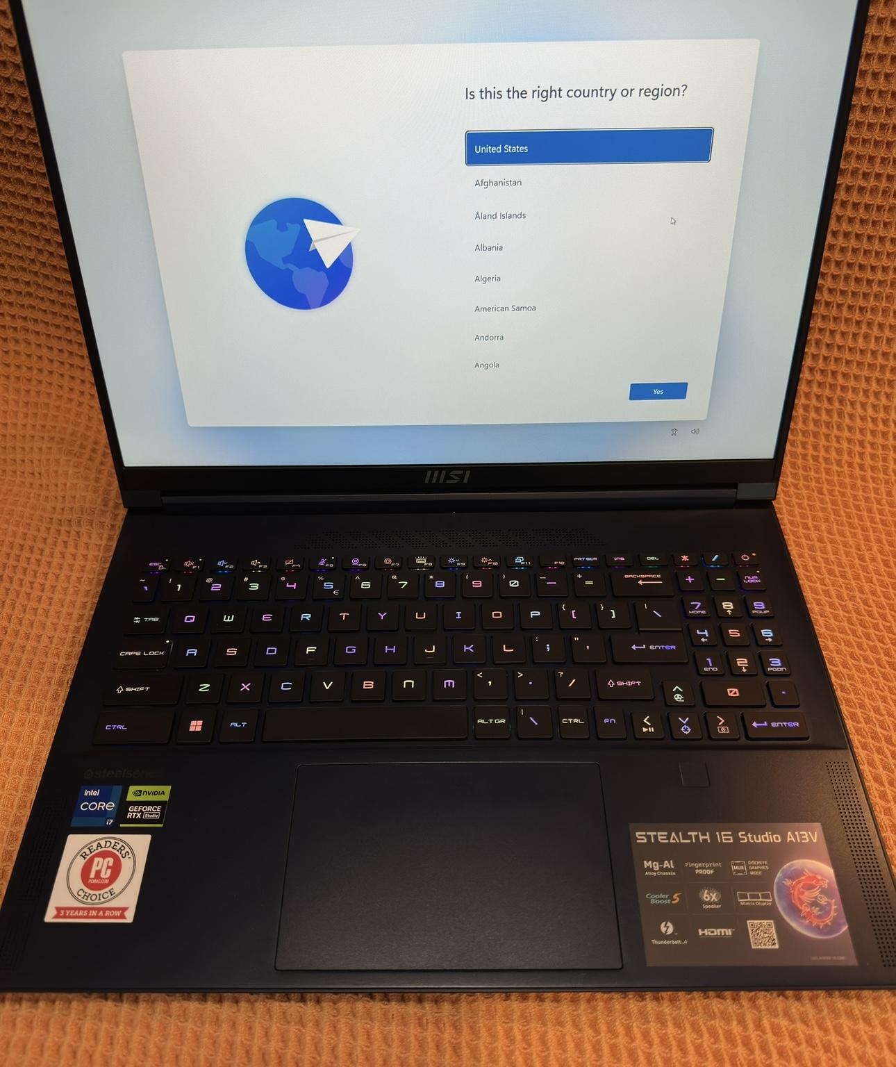 MSI Stealth 16 Studio A13VG *RTX 4070*