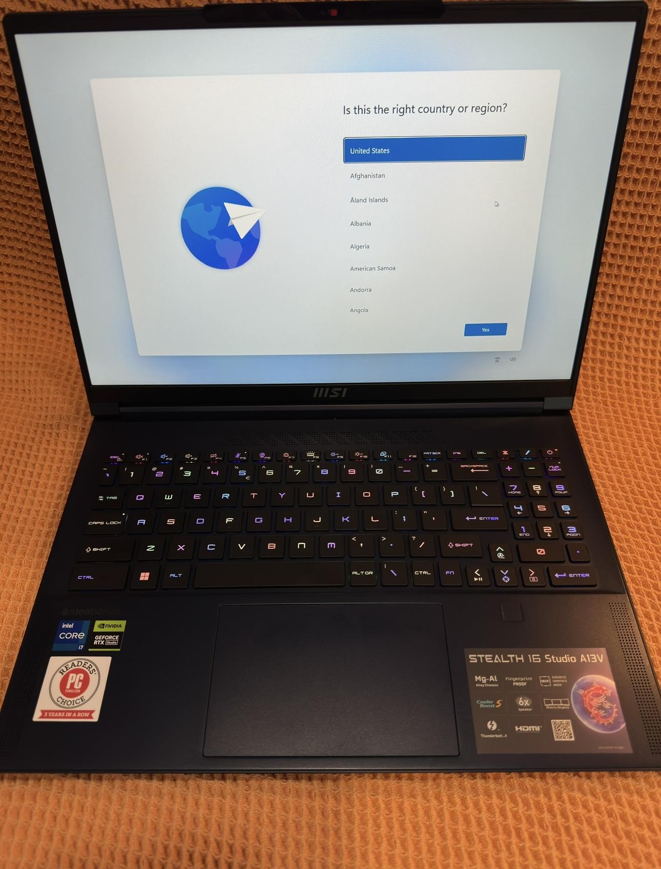 MSI Stealth 16 Studio A13VG *RTX 4070*