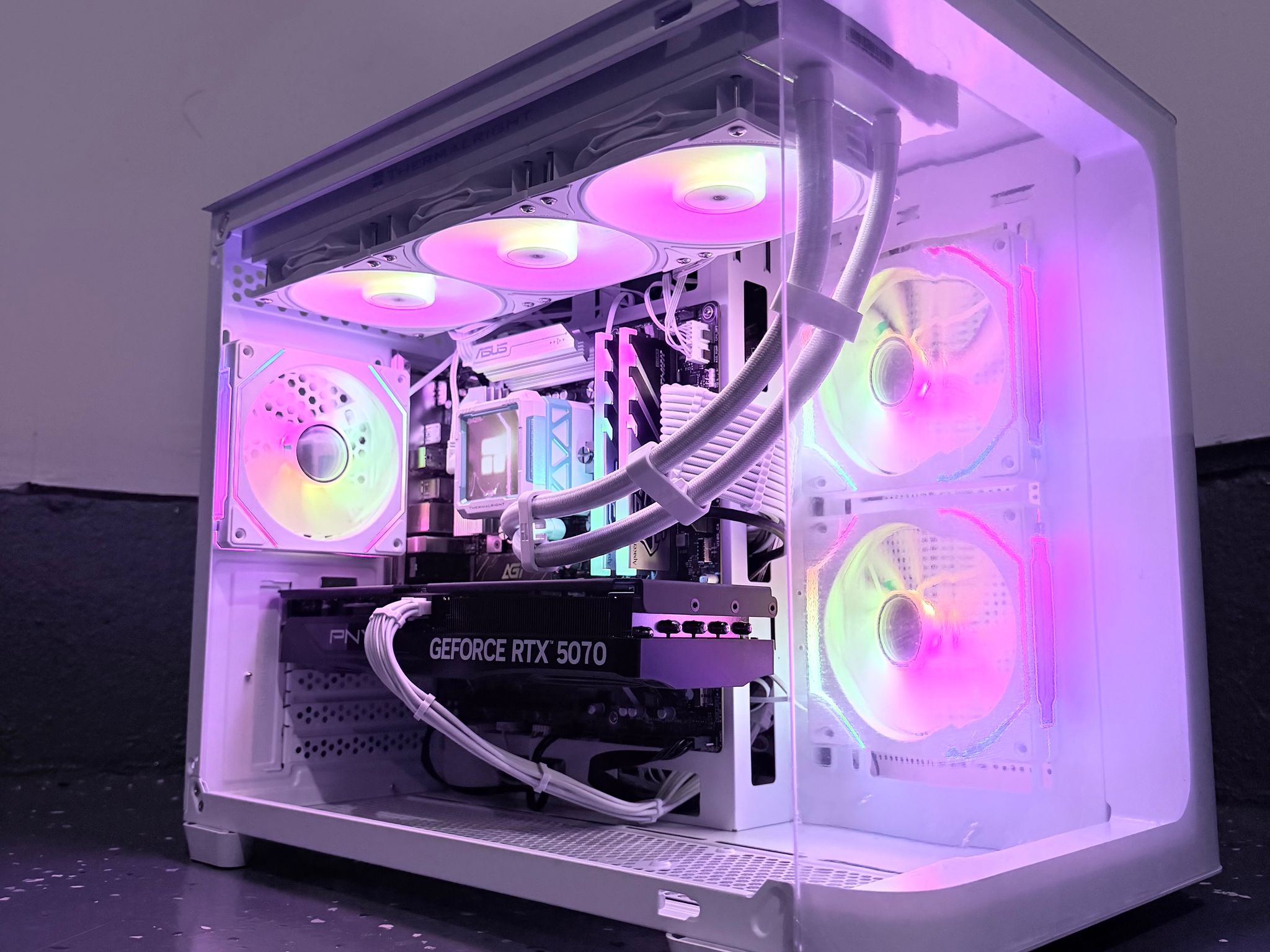 ⚪️"Crystal Frost🌈| 1440p Gaming | RTX 5070 | Ultra 7 265F | 32GB DDR5 | 1TB SSD | Free Shipping