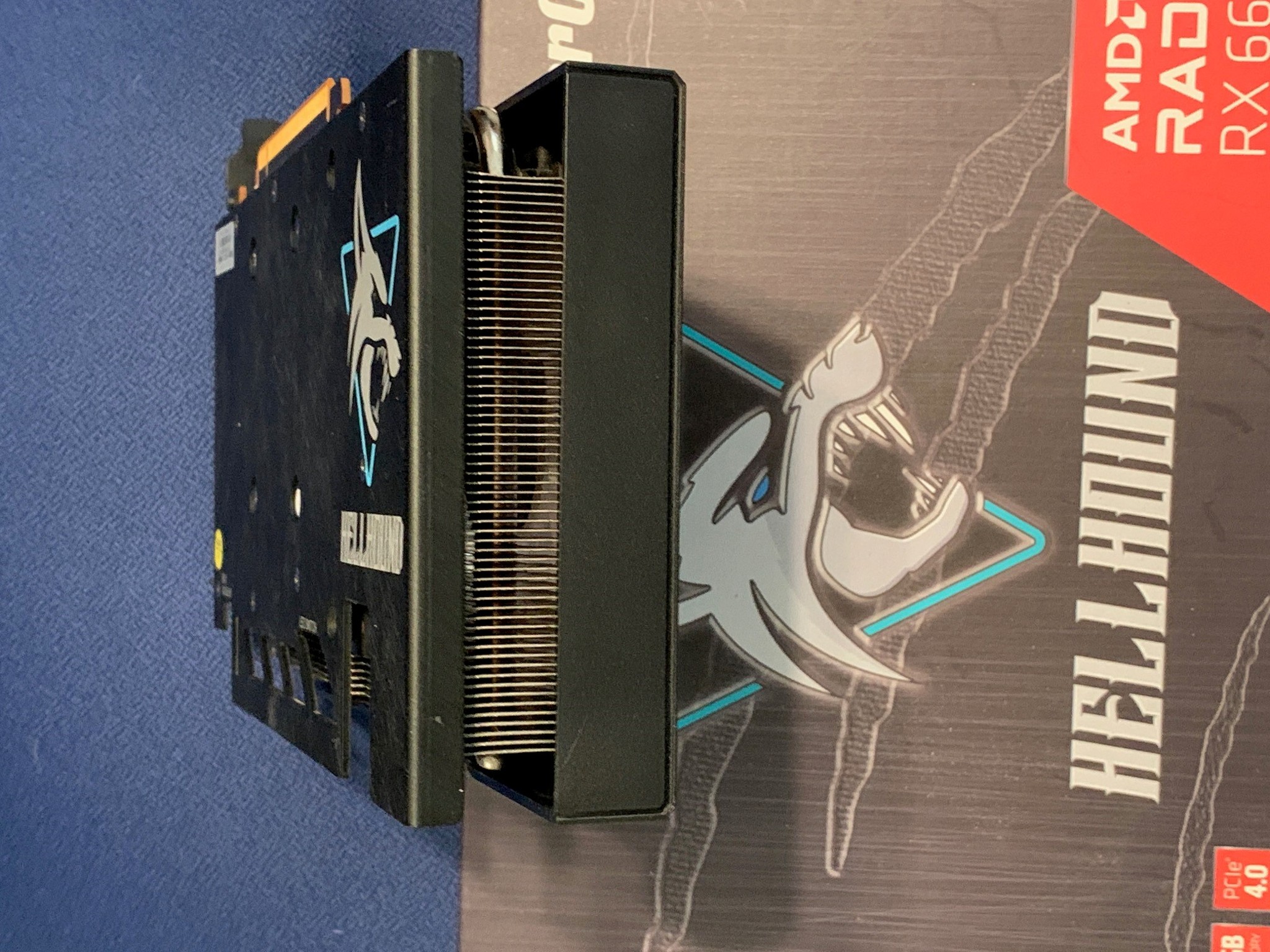PowerColor RX 6600 XT Hellhound 8GB in good condition, with original box