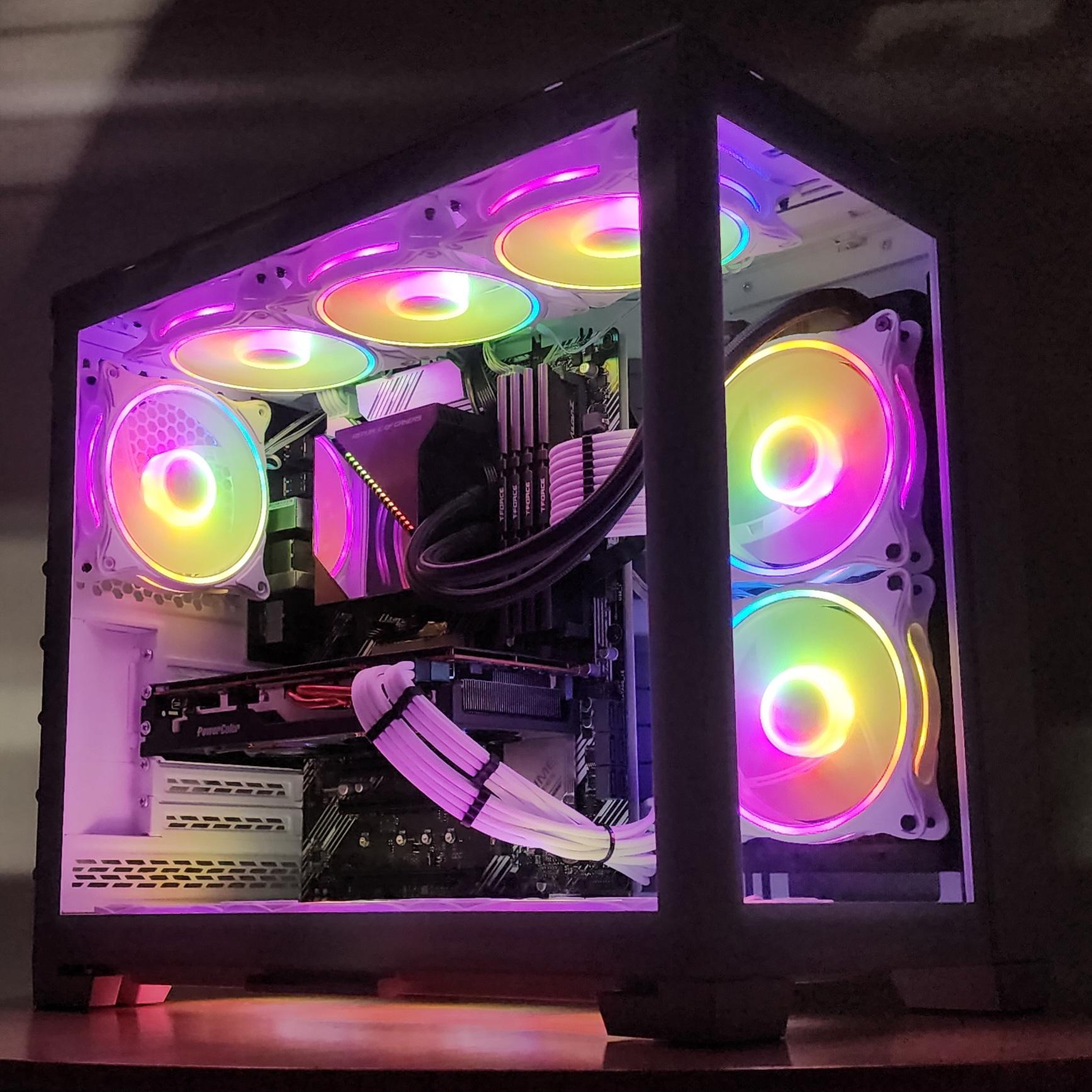 Gaming PC Ryzen 7 5800XT 32GB RAM 1TB SSD RX 6700 XT 12GB Windows 11 Computer