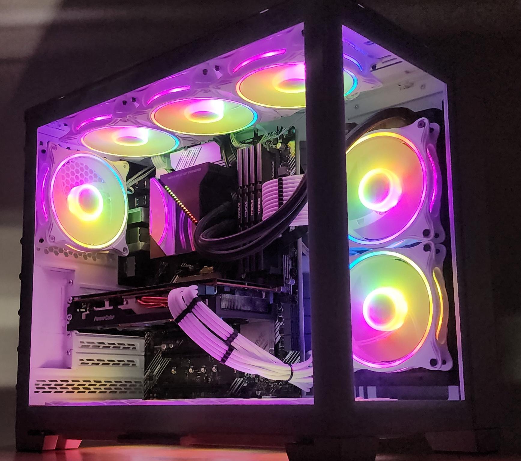 Gaming PC Ryzen 7 5800XT 32GB RAM 1TB SSD RX 6700 XT 12GB Windows 11 Computer