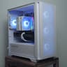 White & Black RTX 4060 Gaming PC