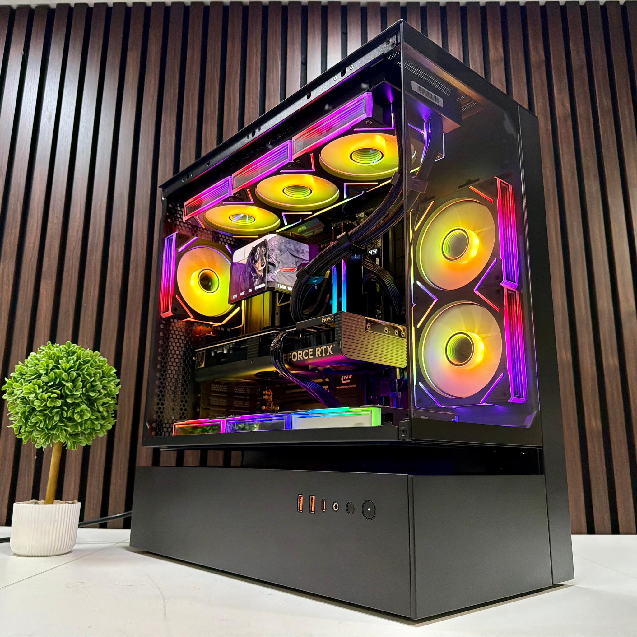 RTX 4080 Super | Ryzen 9850X3D | 64GB DDR5 | 2TB M.2 | 1200 Watt Gold PSU | LCD AIO