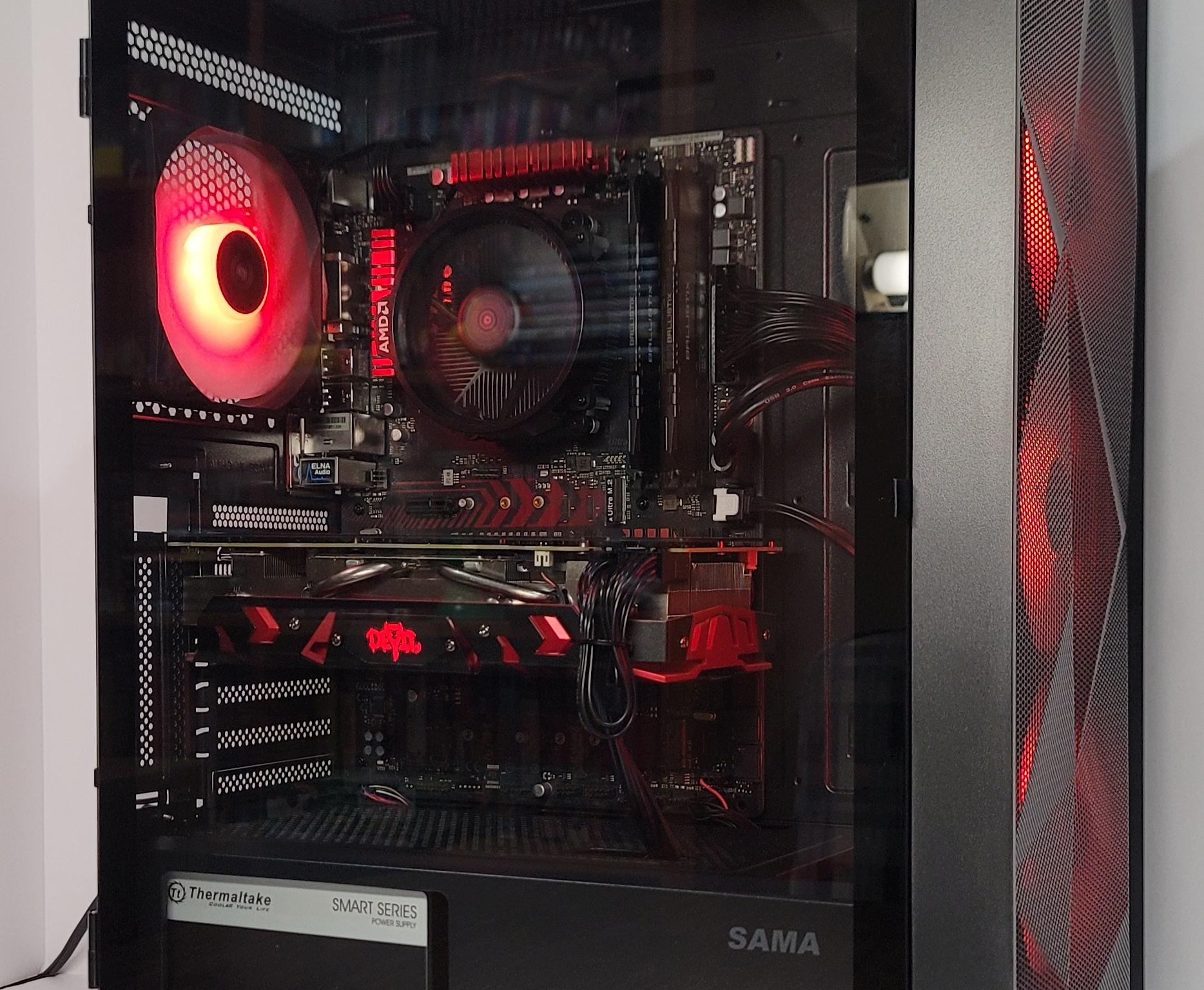 AMD Radeon RX 590 Ryzen 5 1600 Devil Gaming PC