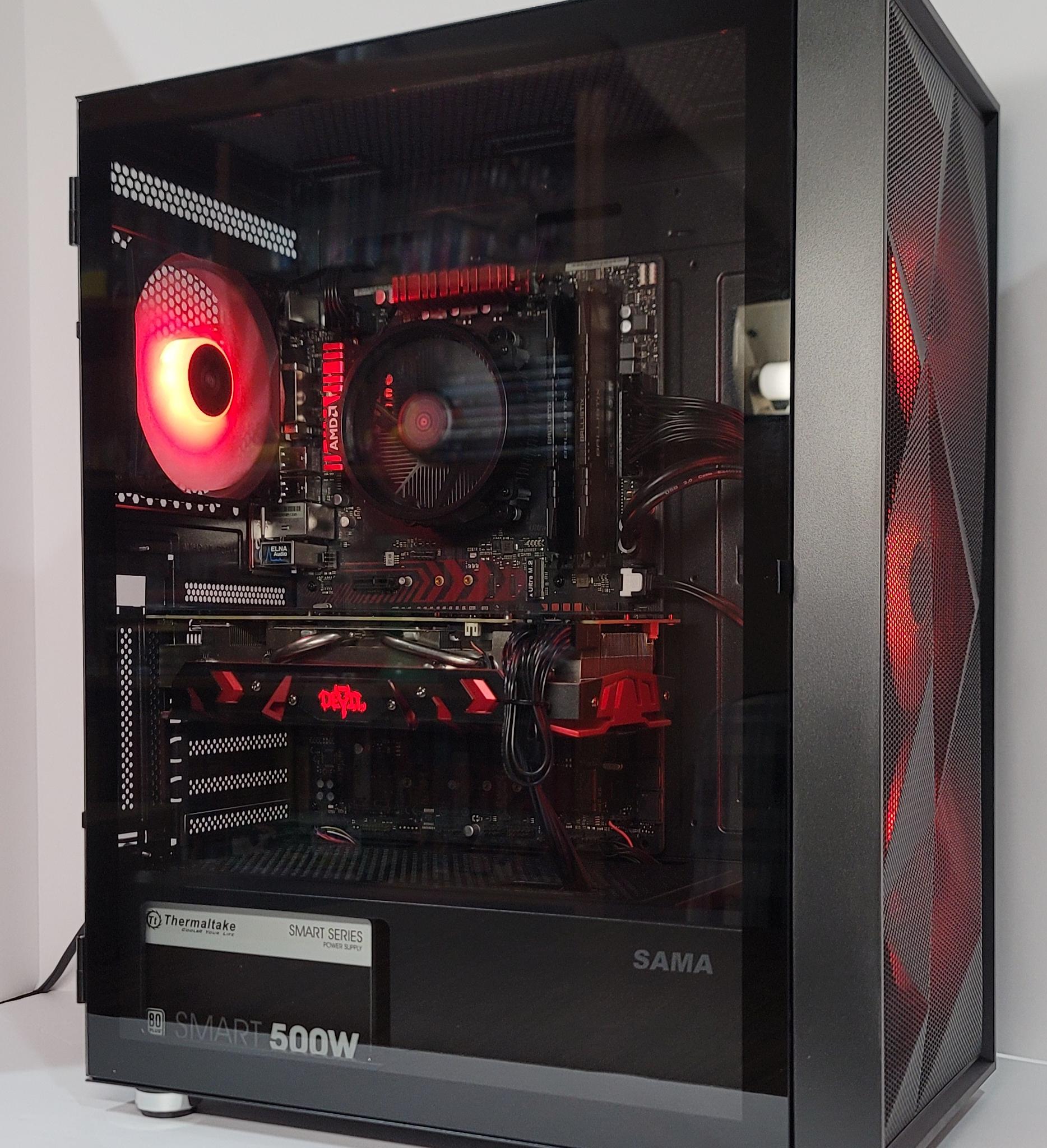 AMD Radeon RX 590 Ryzen 5 1600 Devil Gaming PC