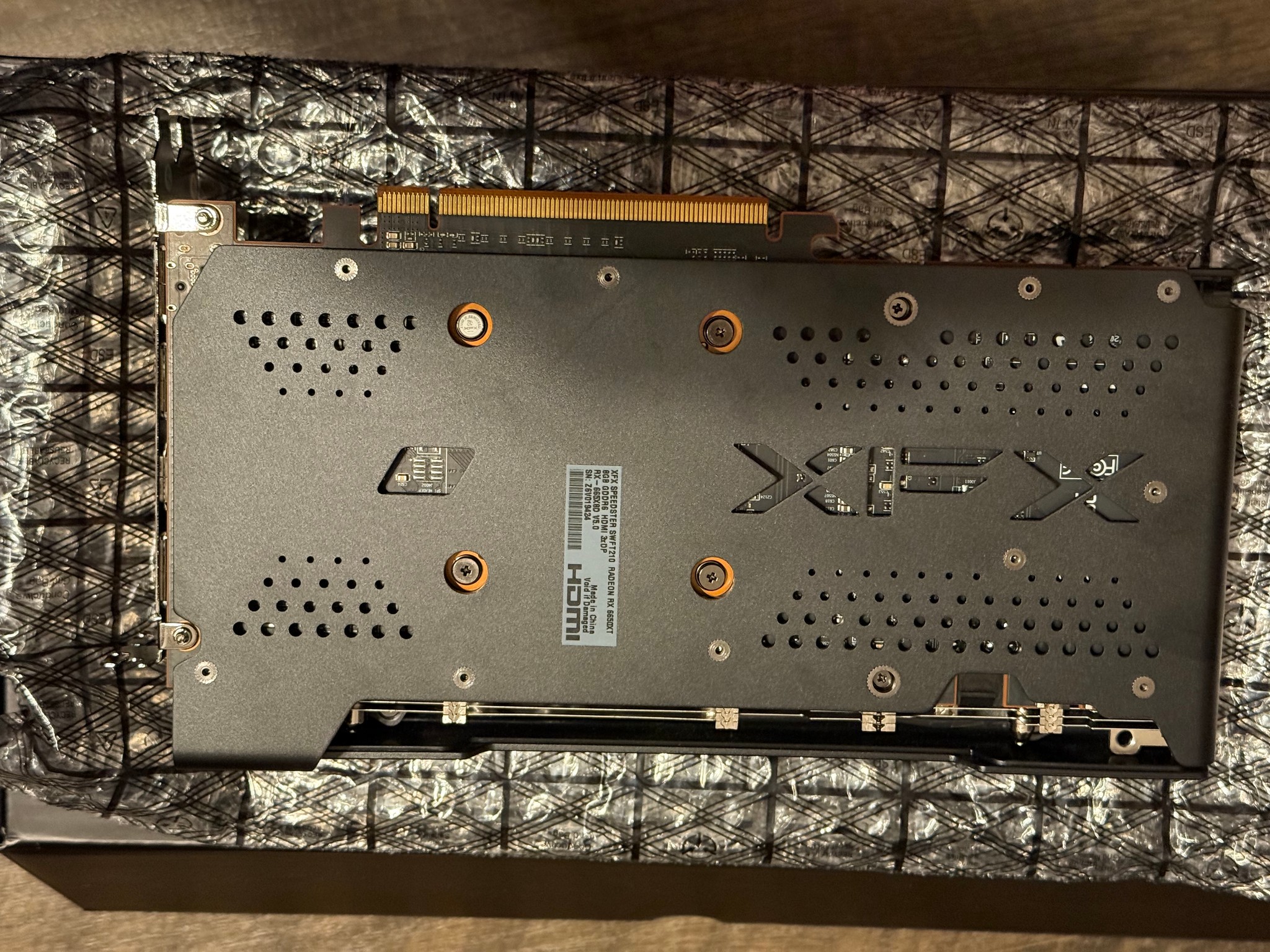 Used w/box - XFX Speedster Swift 210 AMD Radeon RX 6650 XT 8GB DDR6 Graphics Card