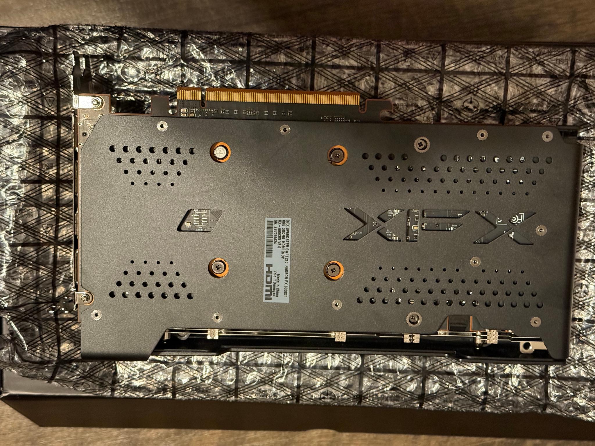 Used w/box - XFX Speedster Swift 210 AMD Radeon RX 6650 XT 8GB DDR6 Graphics Card