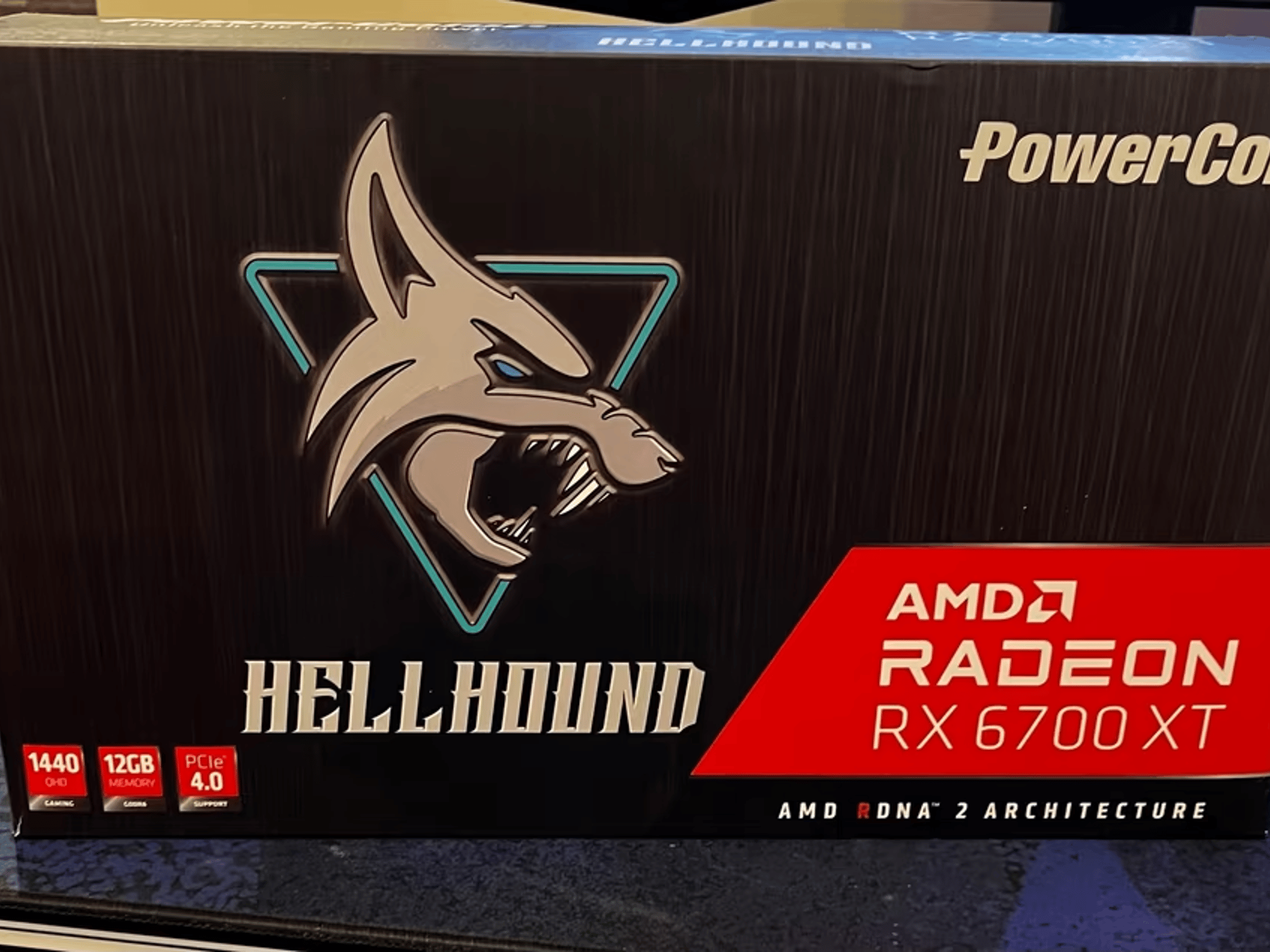 Practically new!!!  PowerColor Radeon RX 6700XT Hellhound