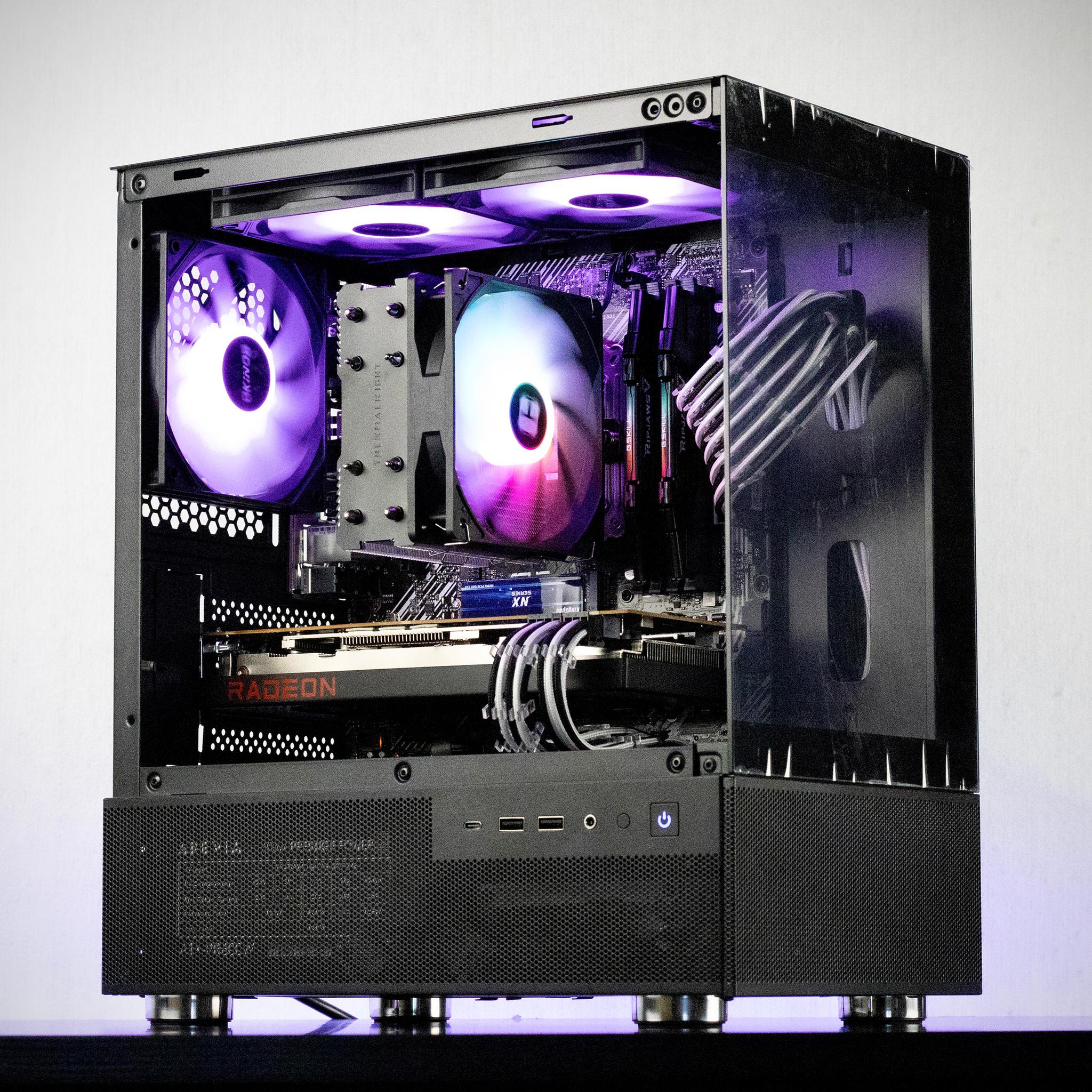 🌶️☘️🍨 RGB Gaming PC - RX 6700 XT ☀️  Ryzen 5 5600X ☀️ 32GB DDR4 ☀️ 1TB NVMe