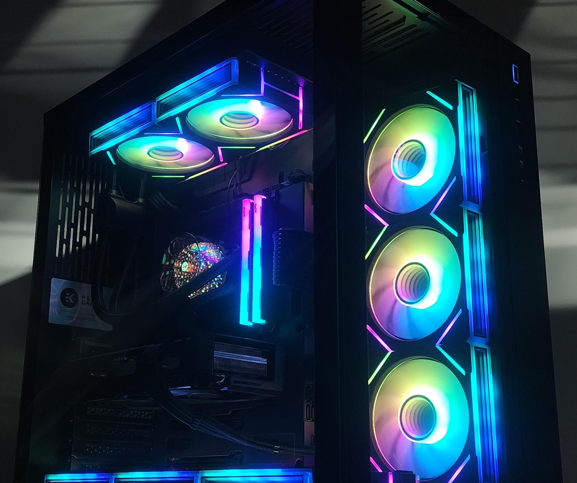 Gaming PC i7-12700KF 32GB RAM 1TB SSD RX 7600 XT 16GB Windows 11 Computer