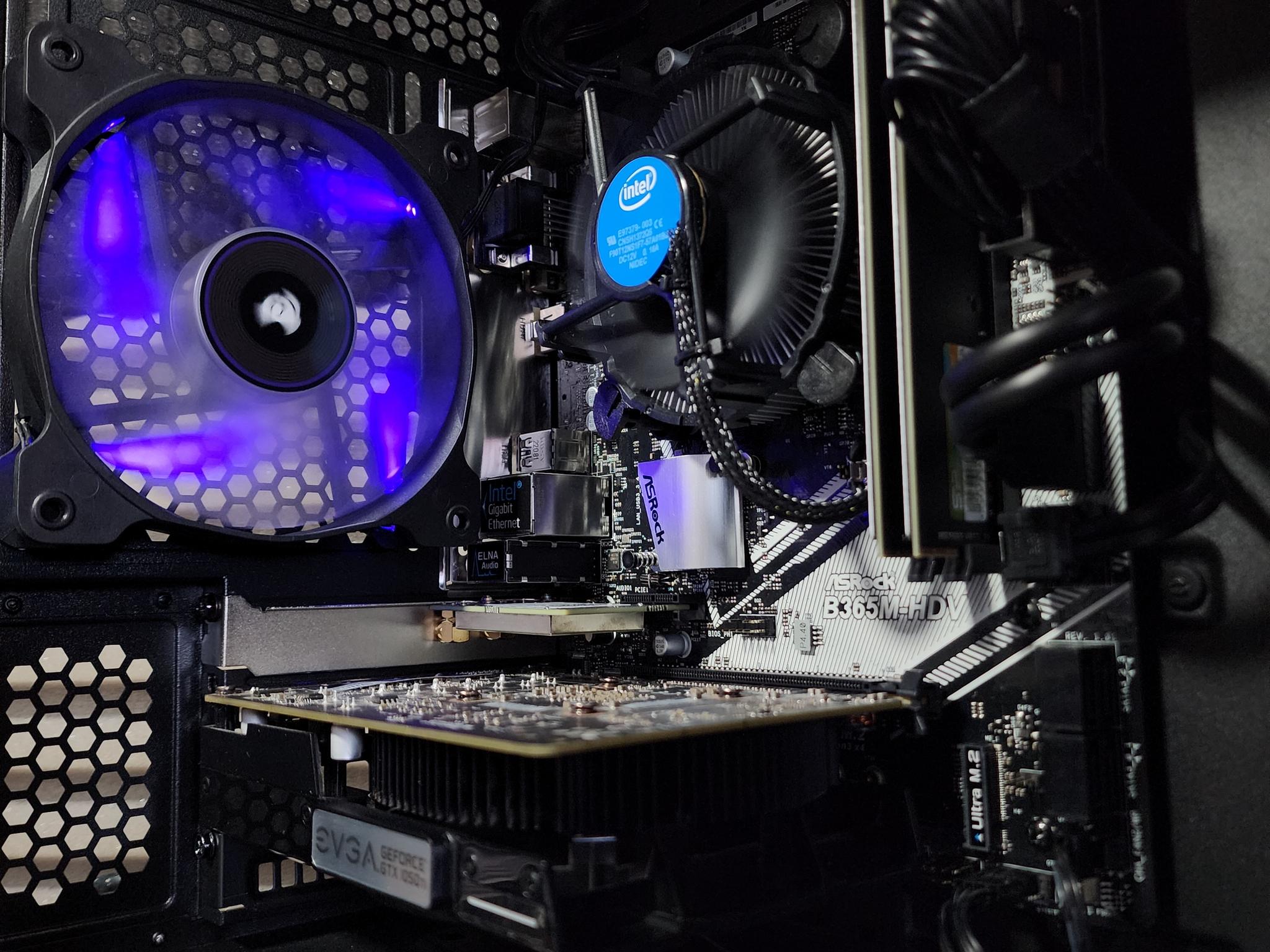 🖤💙🖤 Intel Core i5 8500 // EVGA GeForce GTX 1050 Ti // Silicon Power 16GB 3200MHz