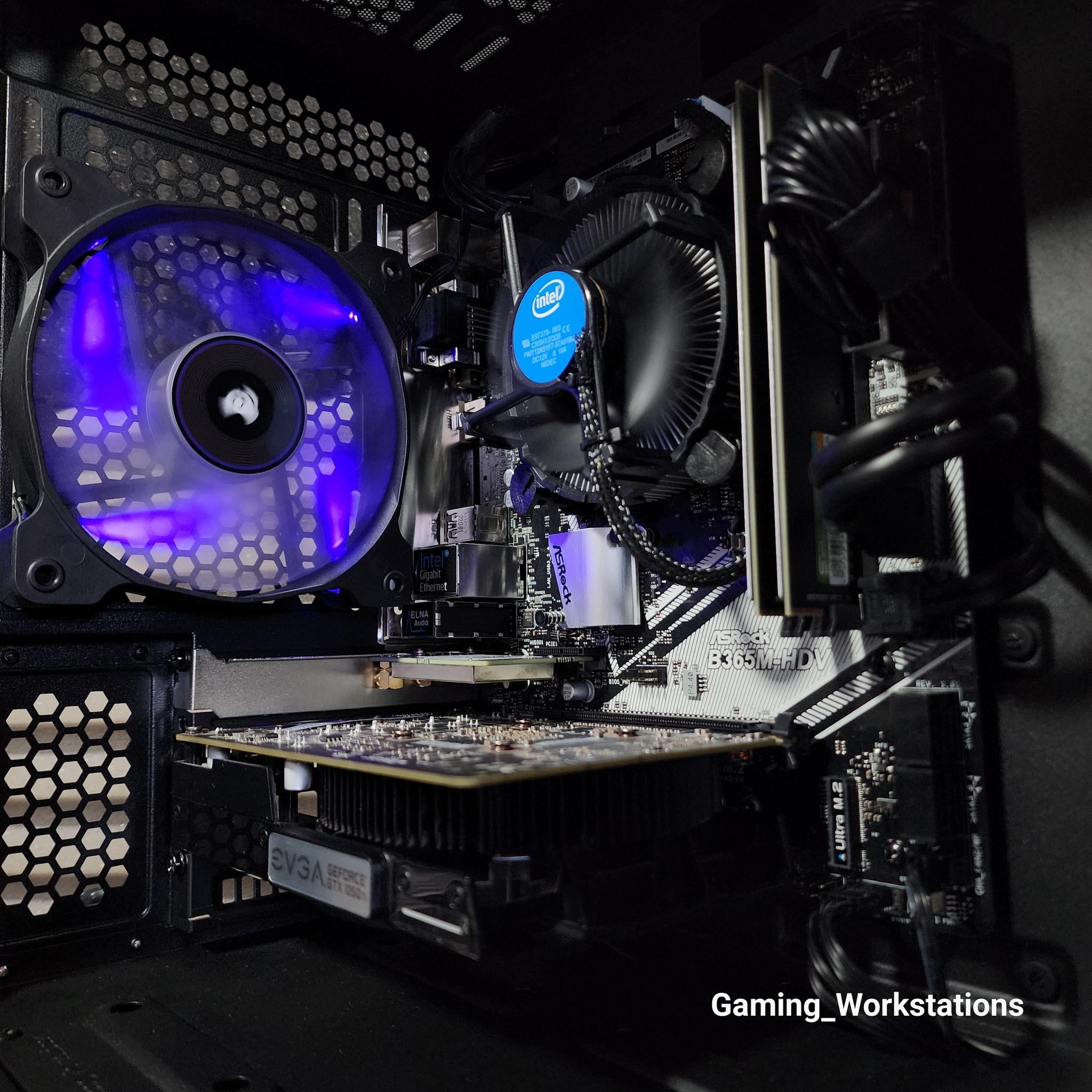 🖤💙🖤 Intel Core i5 8500 // EVGA GeForce GTX 1050 Ti // Silicon Power 16GB 3200MHz