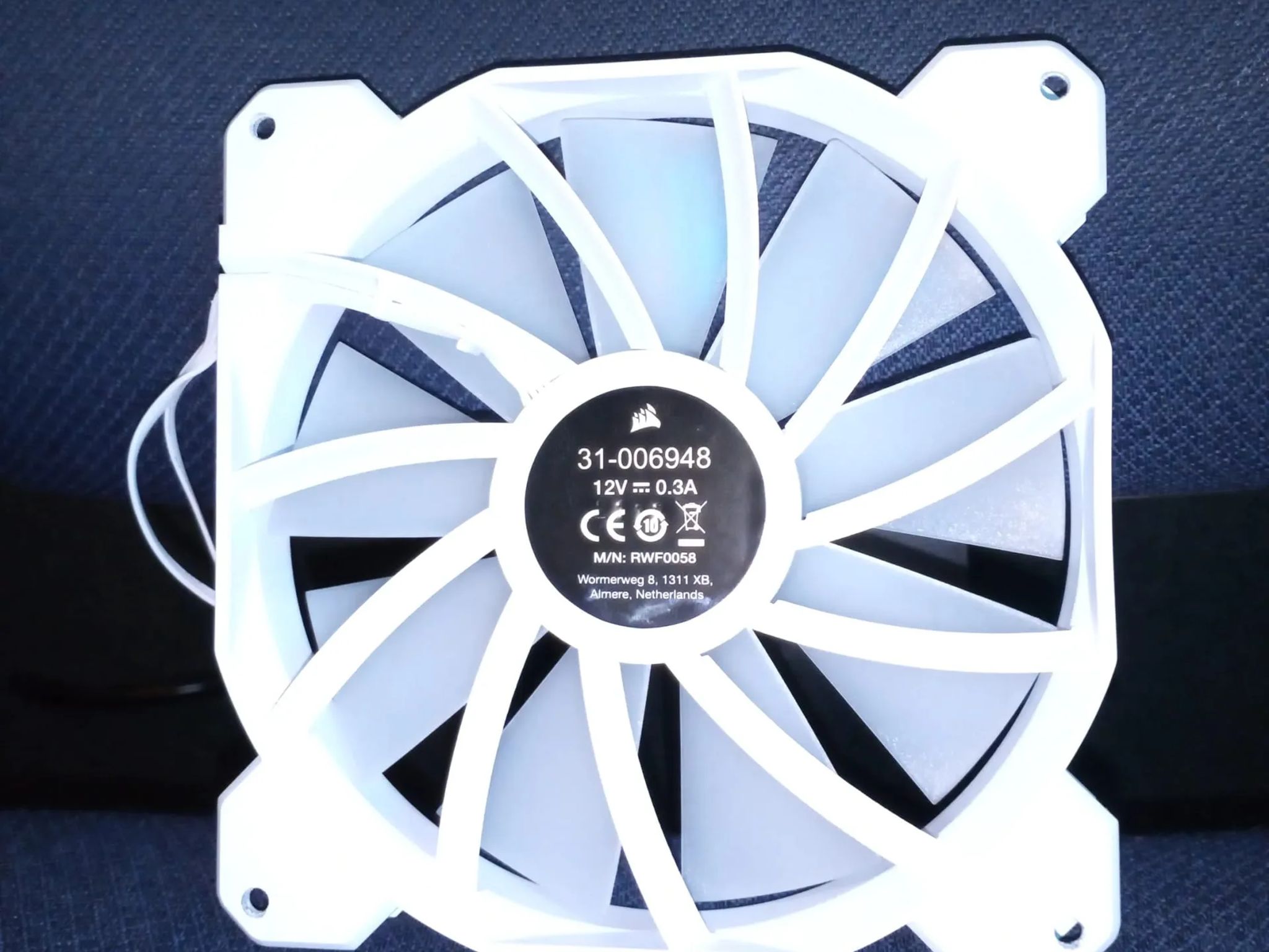 Dual Pack - Corsair iCUE SP140 RGB ELITE Performance 140mm White PWM Fans