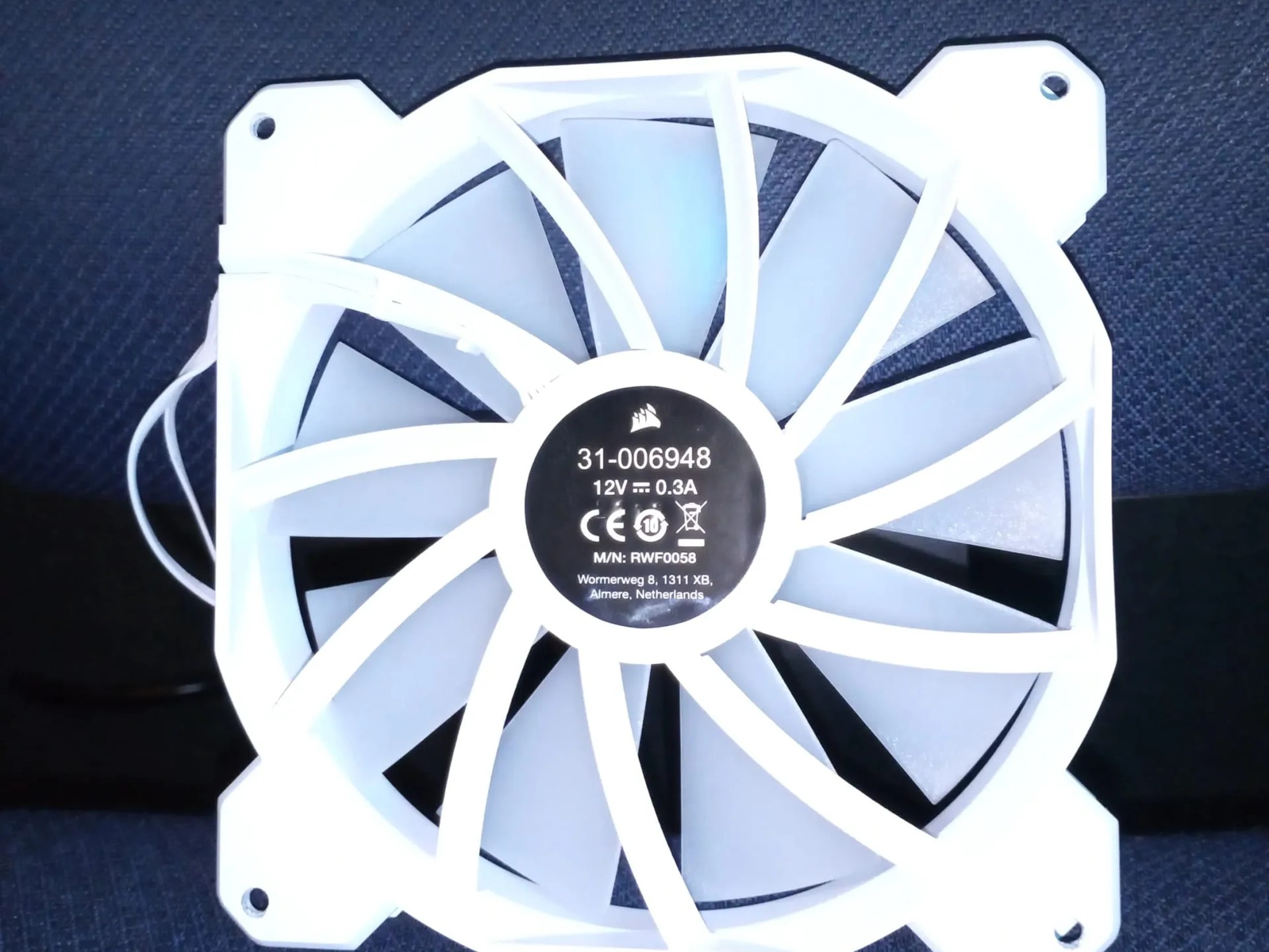 Dual Pack - Corsair iCUE SP140 RGB ELITE Performance 140mm White PWM Fans