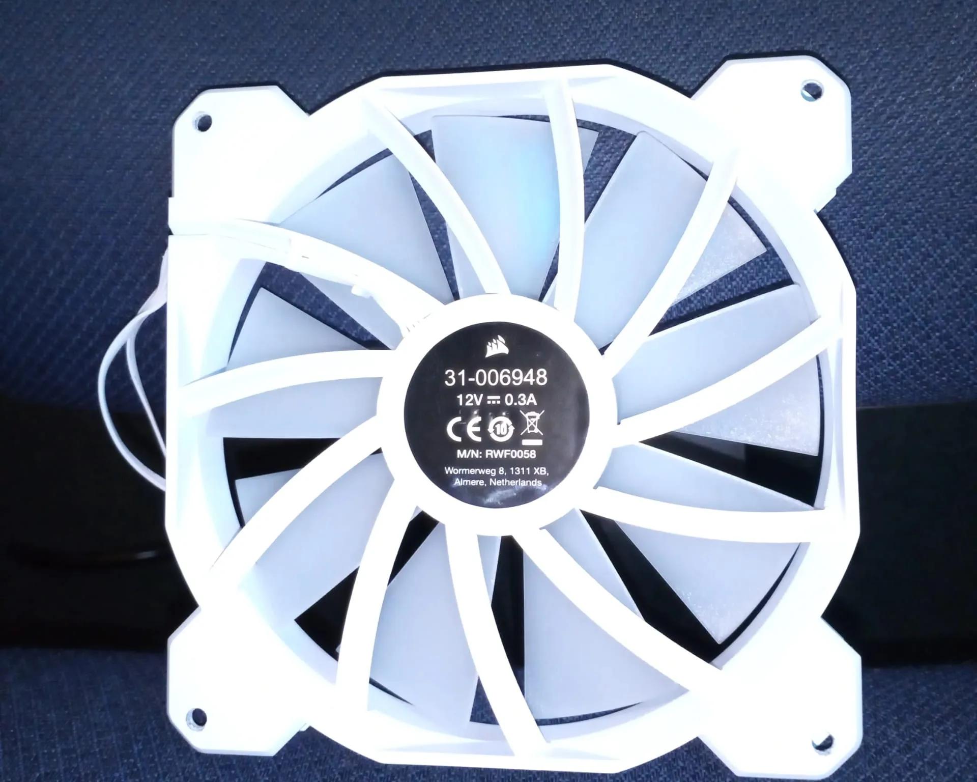 Dual Pack - Corsair iCUE SP140 RGB ELITE Performance 140mm White PWM Fans