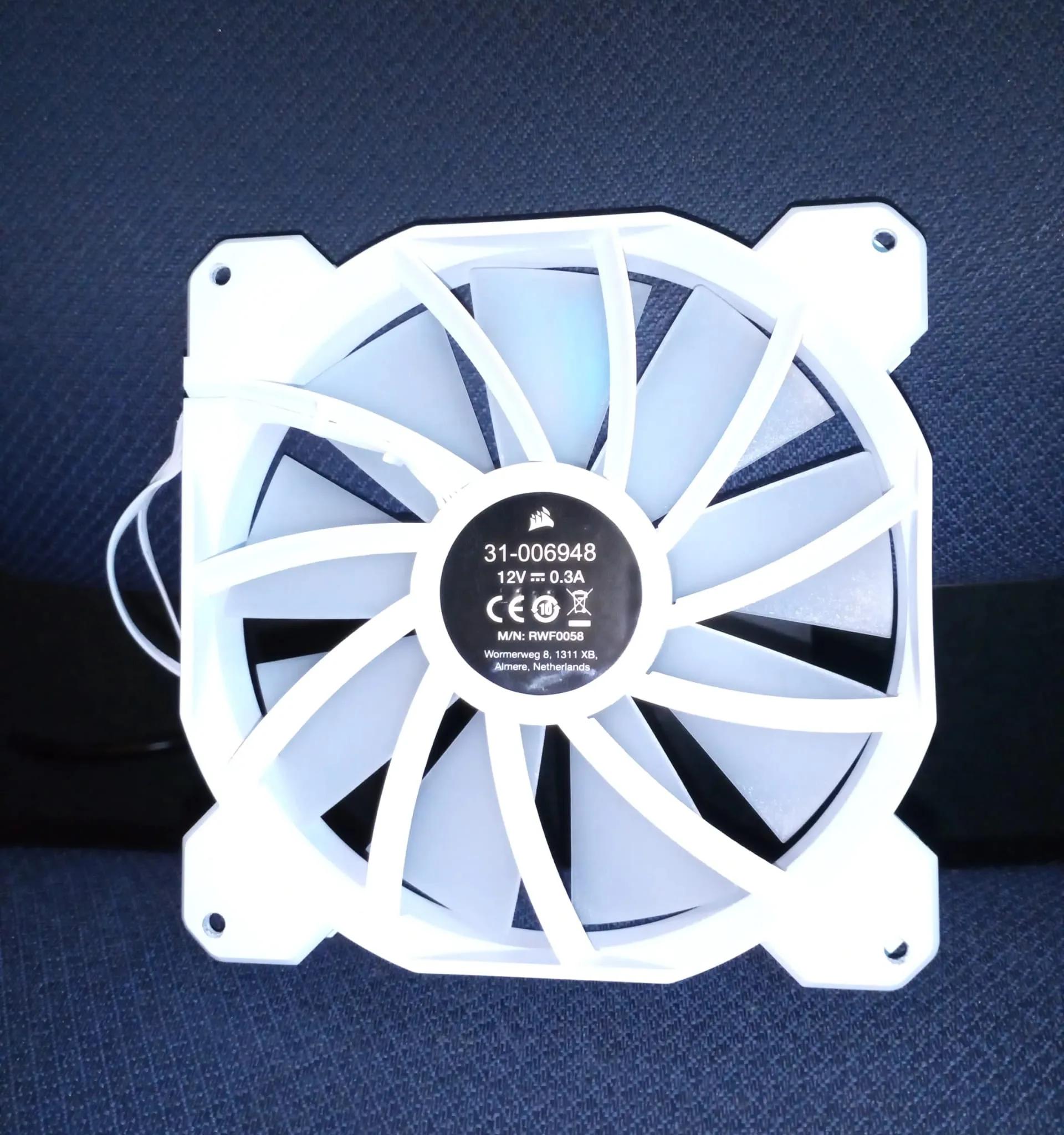 Dual Pack - Corsair iCUE SP140 RGB ELITE Performance 140mm White PWM Fans