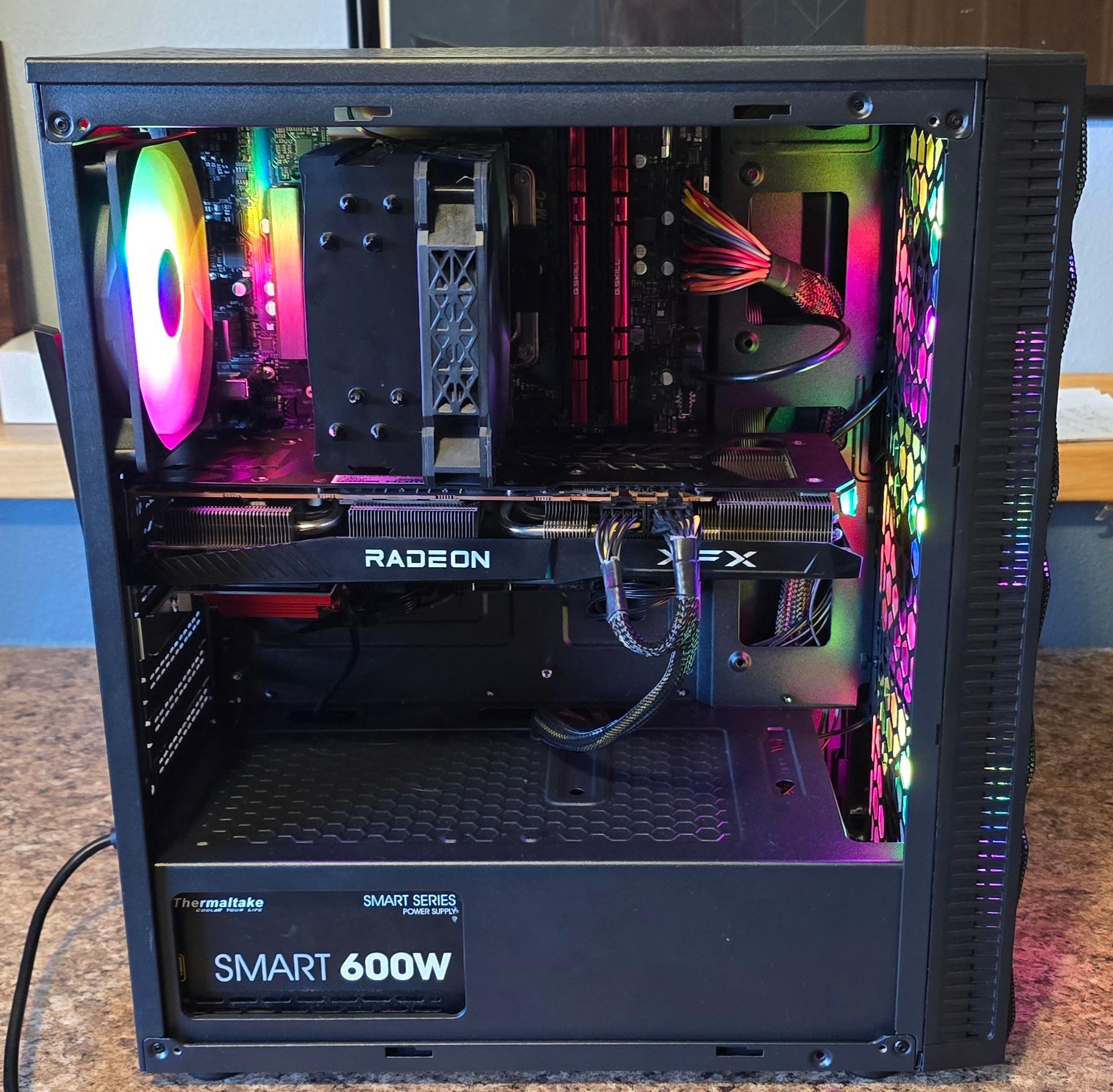 i3-13100 + rx 6700 entry pc build