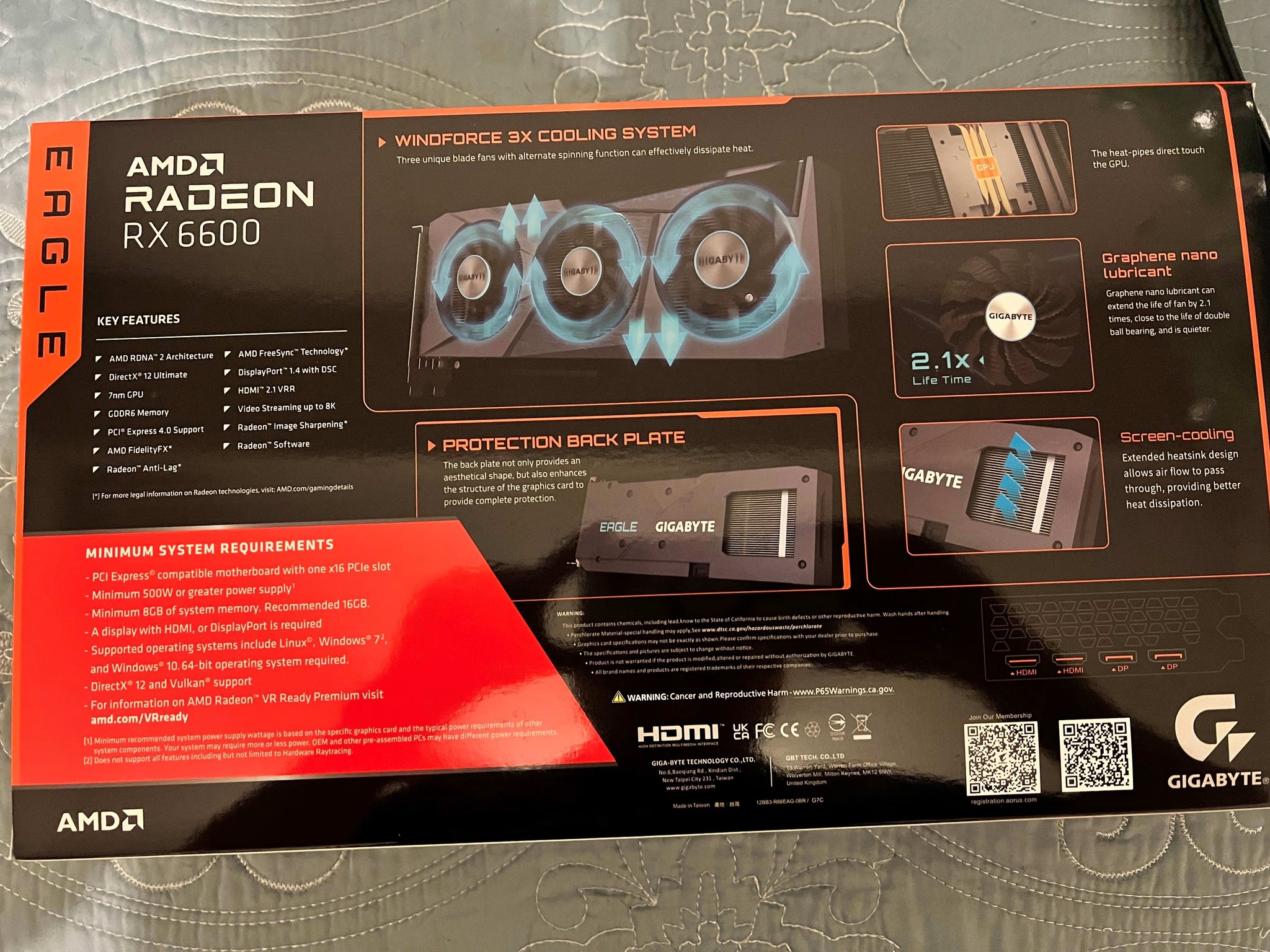 BNIB - Gigabyte Radeon RX 6600 - 8GB