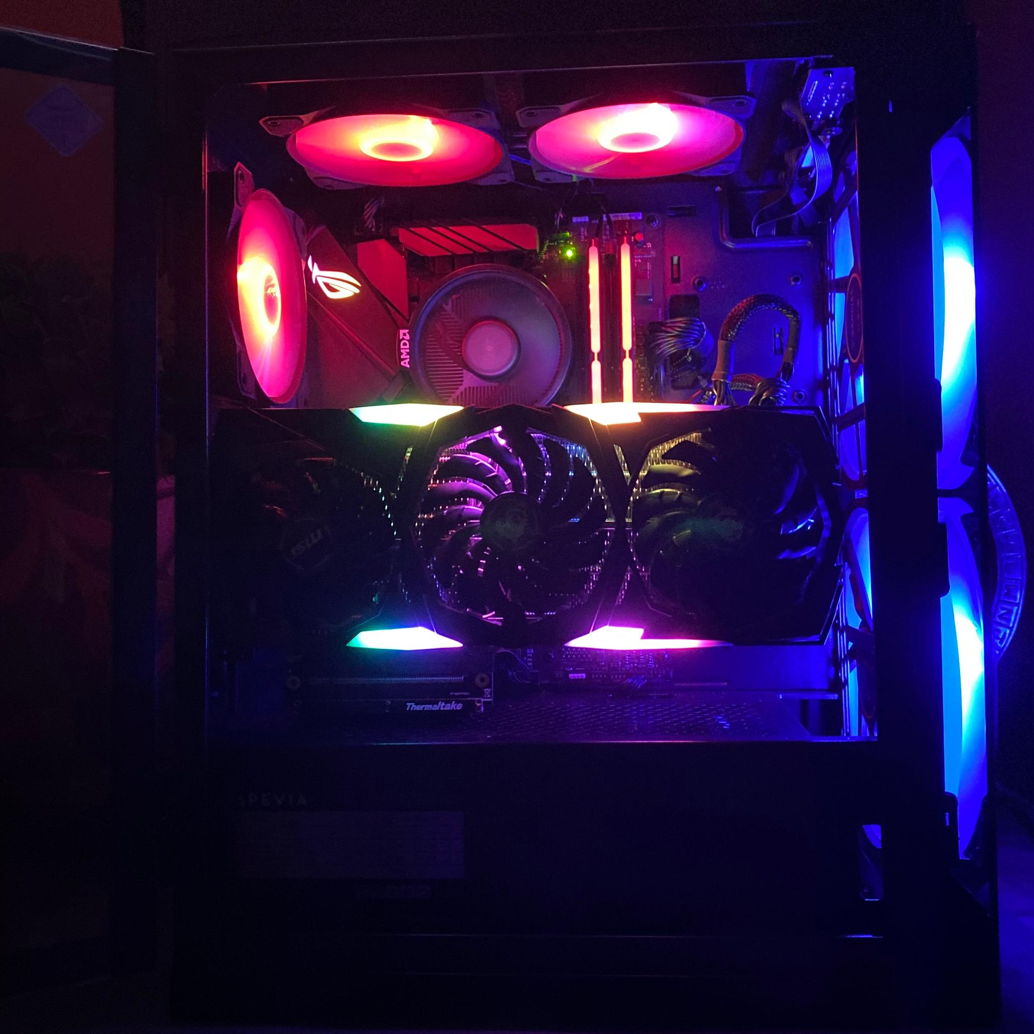 青い稲妻⚡| Ryzen 5 | RTX2080Super| 32GB RGB RAM| 1TB NVMe M.2 SSD| Windows 11 Pro