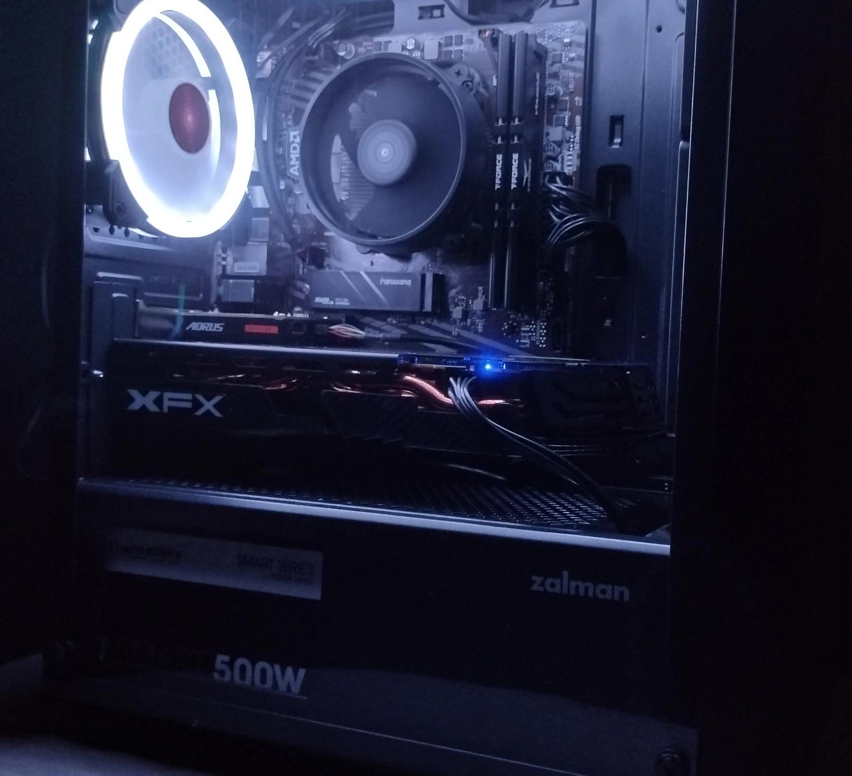 RYZEN 5 5600G / RX580 / 16GB DDR4 / 1TB NVME SSD M.2 BUDGET FRIENDLY ENTRY LEVEL GAMING PC