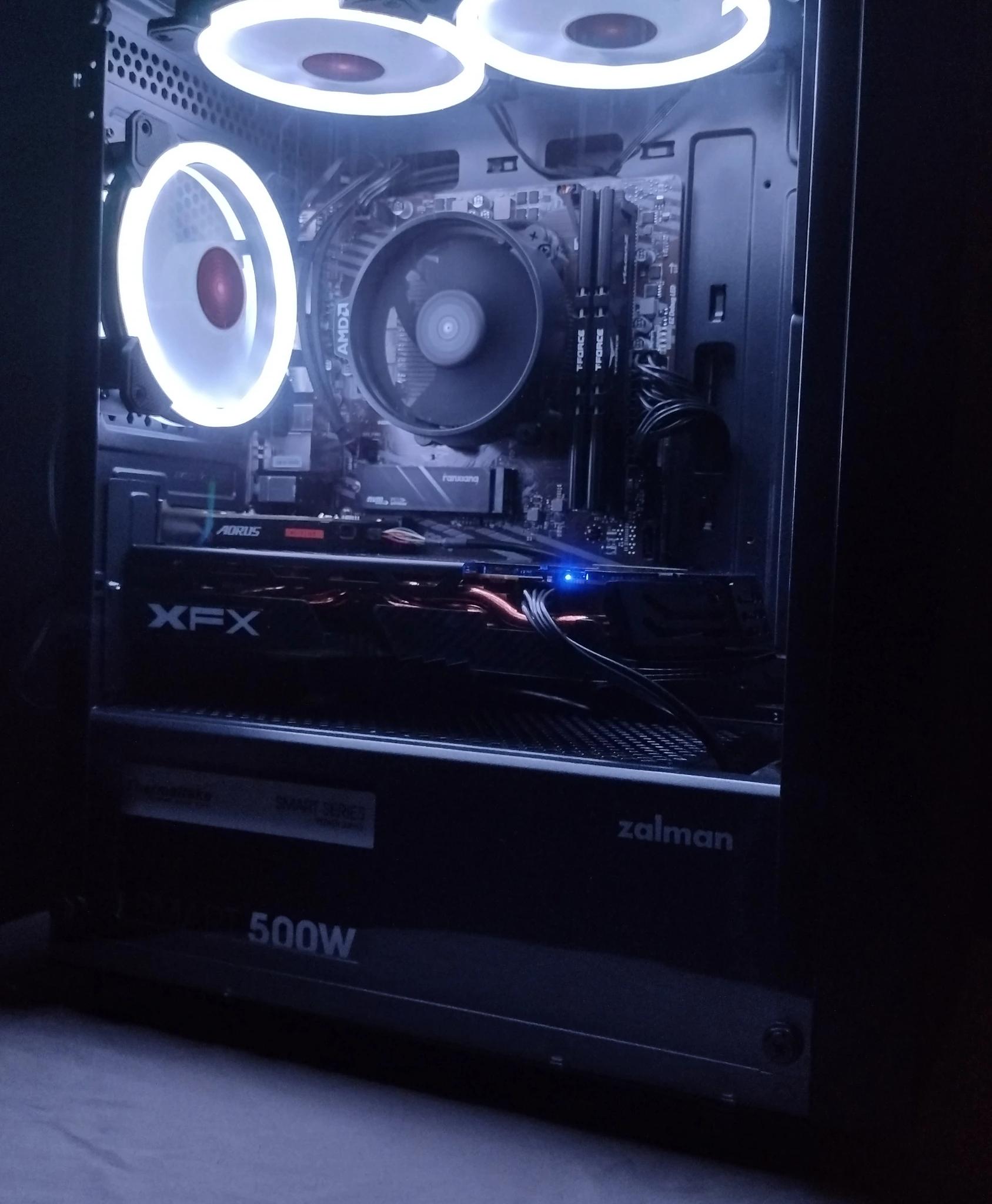 RYZEN 5 5600G / RX580 / 16GB DDR4 / 1TB NVME SSD M.2 BUDGET FRIENDLY ENTRY LEVEL GAMING PC