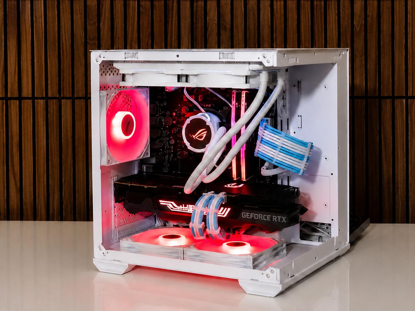 White gaming Pc | RTX 3080 10GB | 12600K | DDR4/5 |32GB RAM | 1TB | Windows 11 |