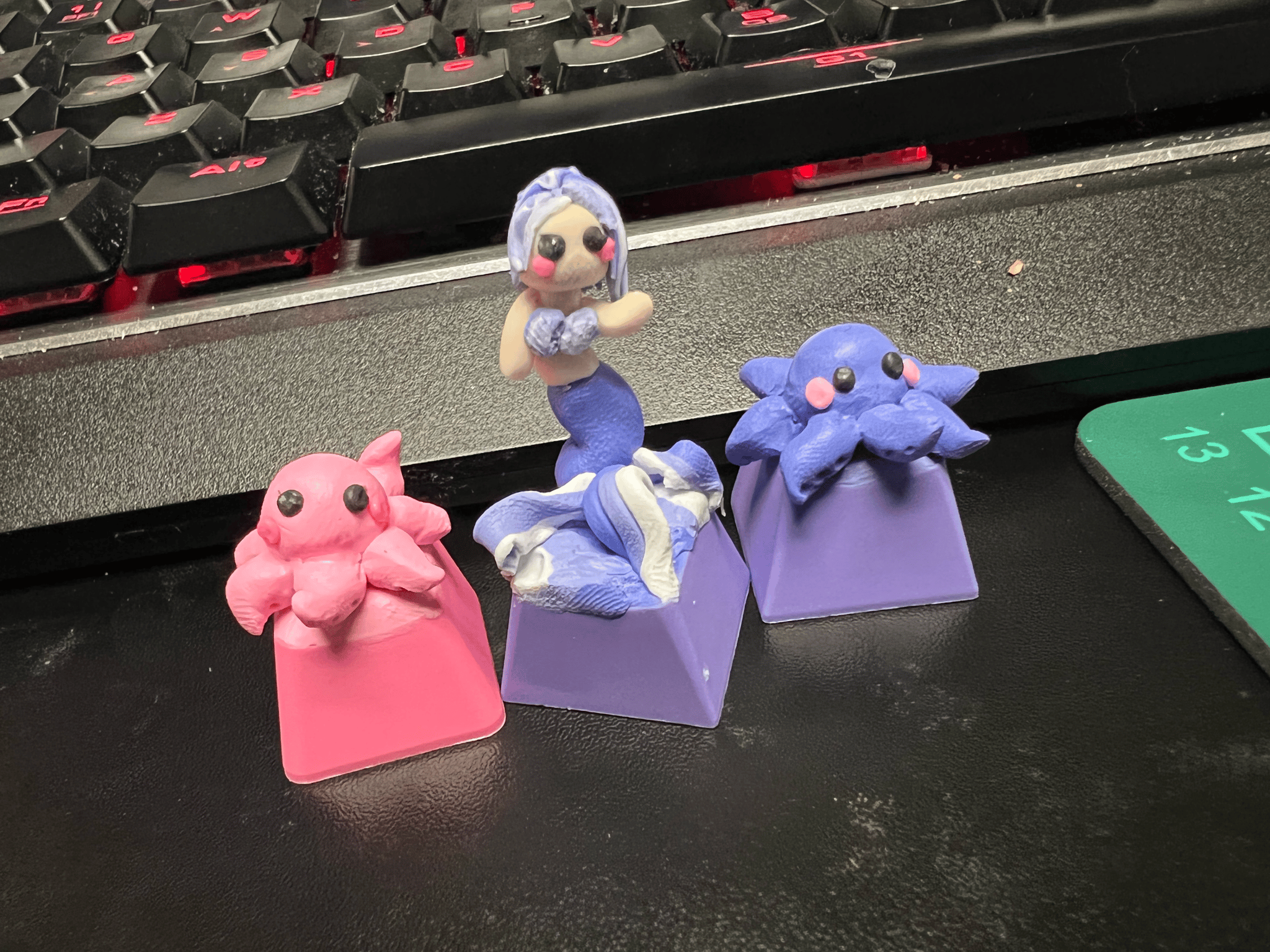 DOLLAR KEYCAPS S2 - Pink OctoBae Keycap