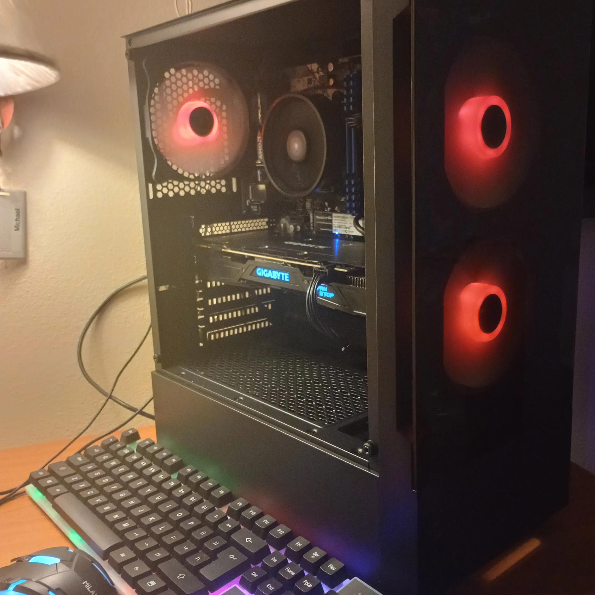 New Ryzen 5 5500, GTX 1070TI, 16GB DDR4 RAM, 512mb M.2 Storage, 500 Watt PSU