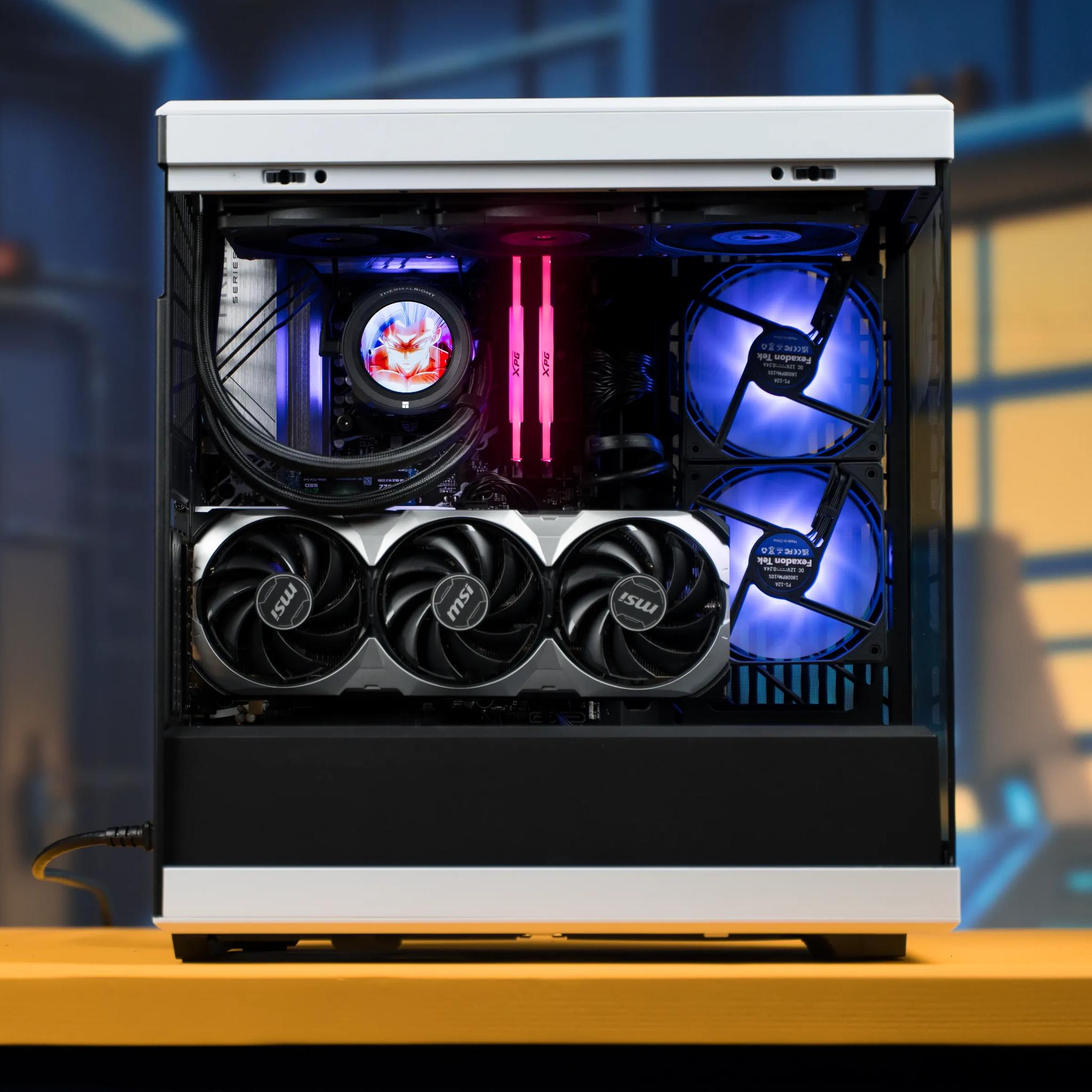 “Lucanus V4” RTX 4070 i5 13600 32GB Windows 11 2TB 4K Powerhouse Gaming PC