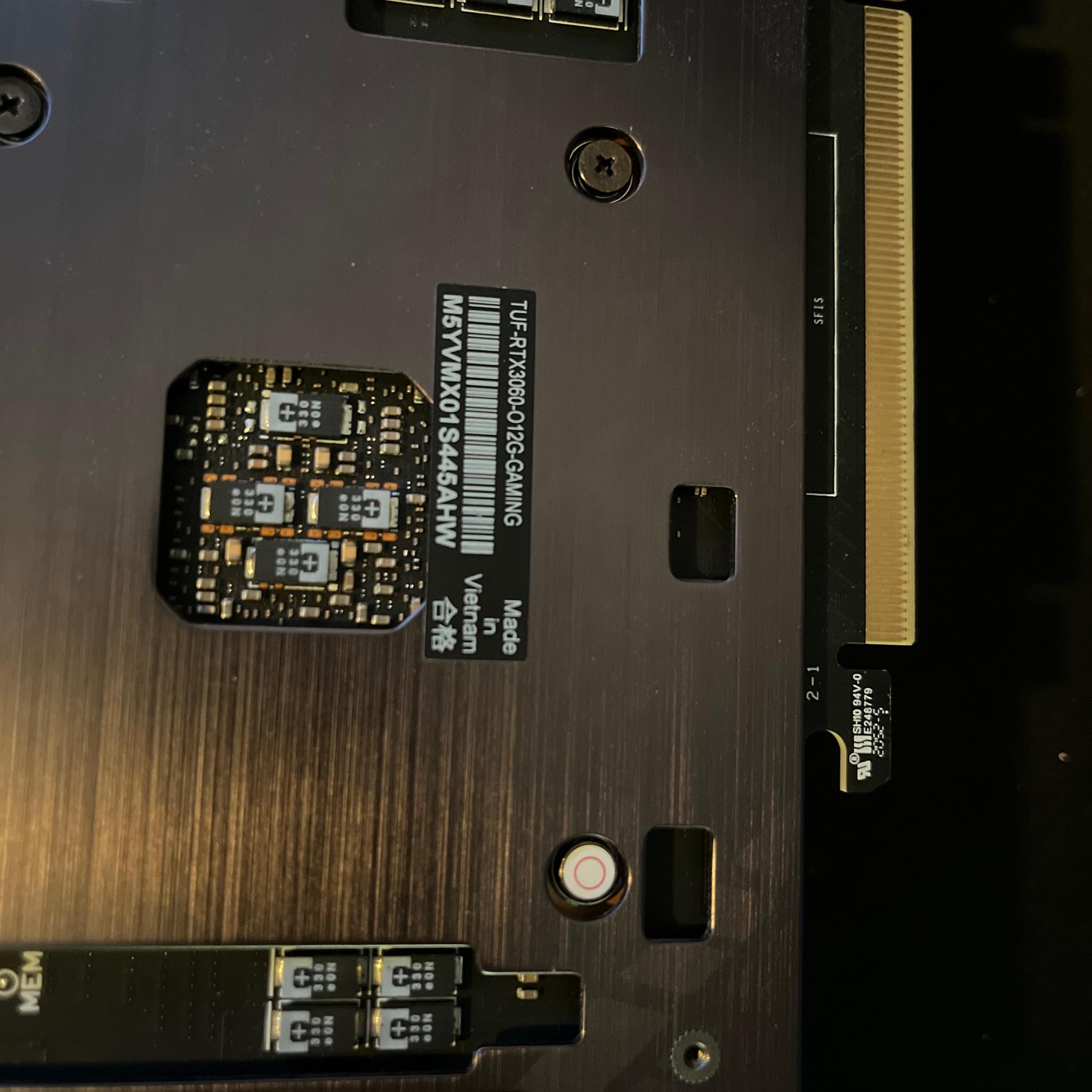 RTX 3060 12gb ASUS TUF GAMING