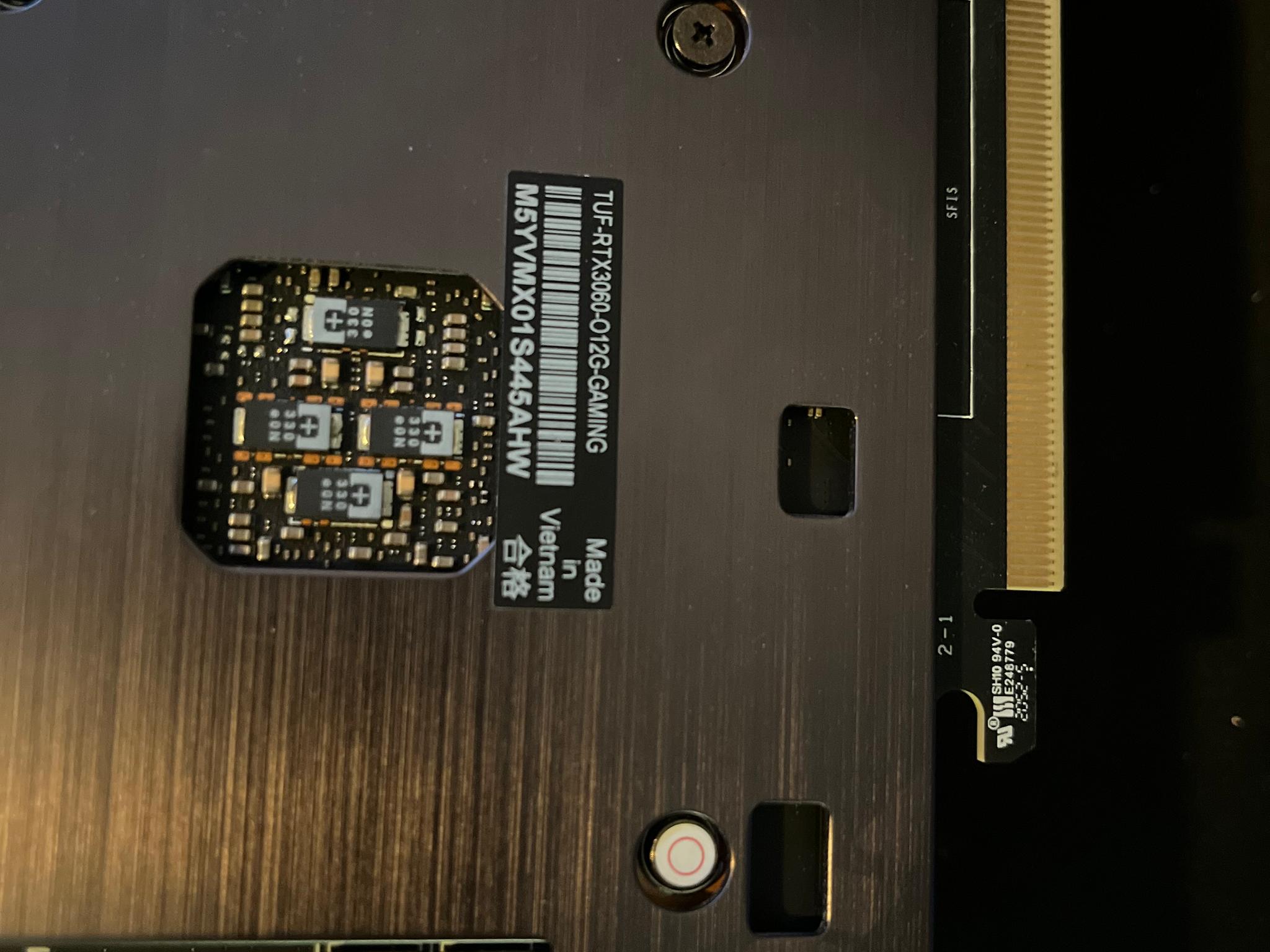RTX 3060 12gb ASUS TUF GAMING