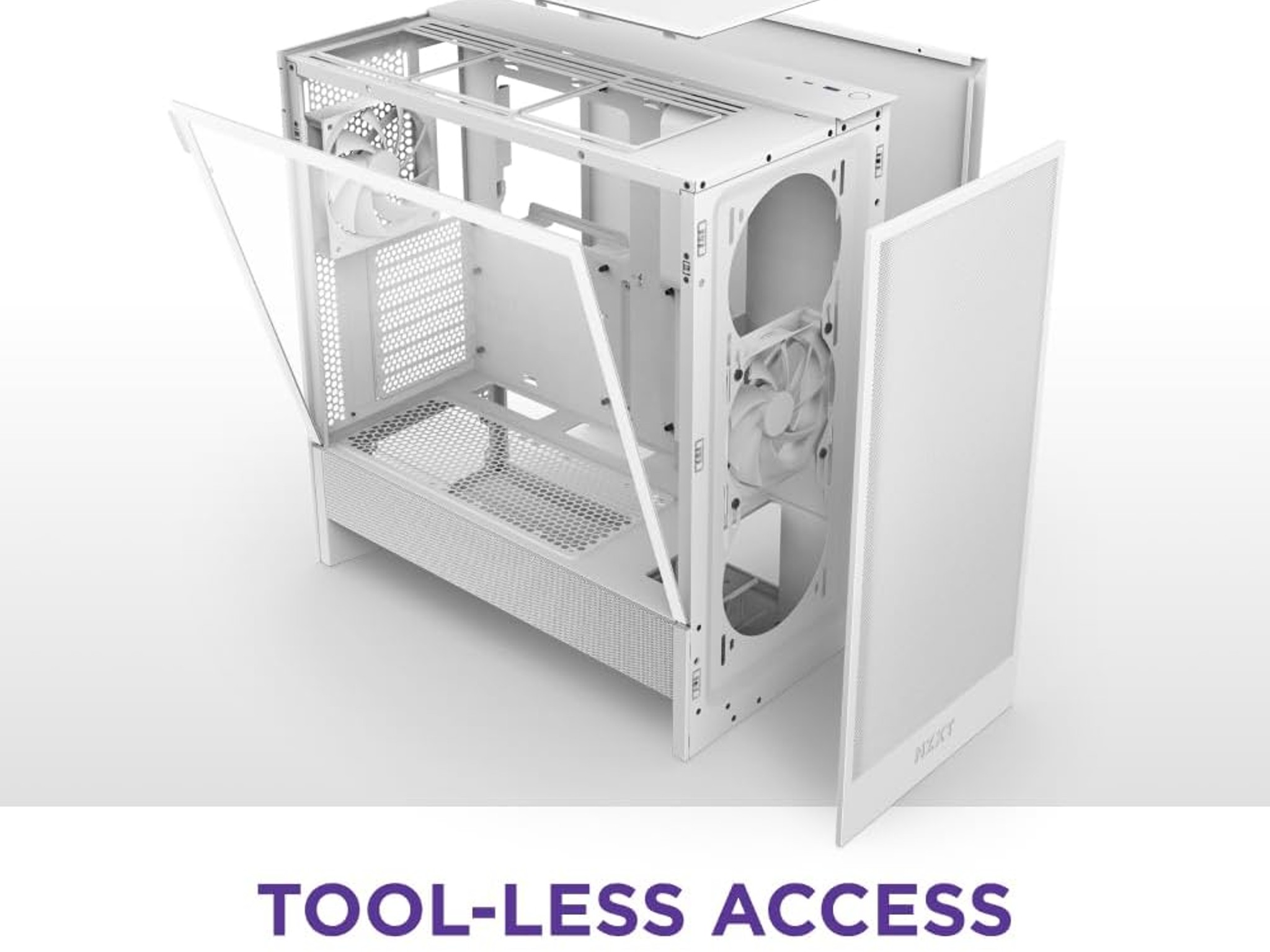 *NIB* NZXT H5 Flow 2024 - Compact ATX Mid-Tower PC Gaming Case - High Airflow - White