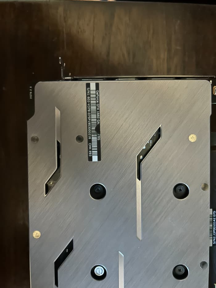 MSI GeForce GTX 1660 GPU