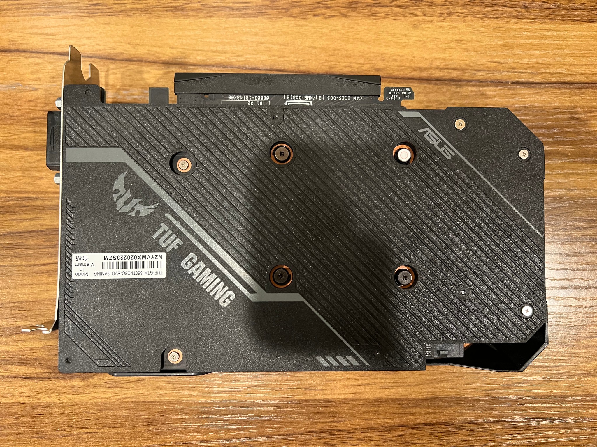 GeForce GTX 1660Ti 6GB ASUS TUF Gaming EVO OC