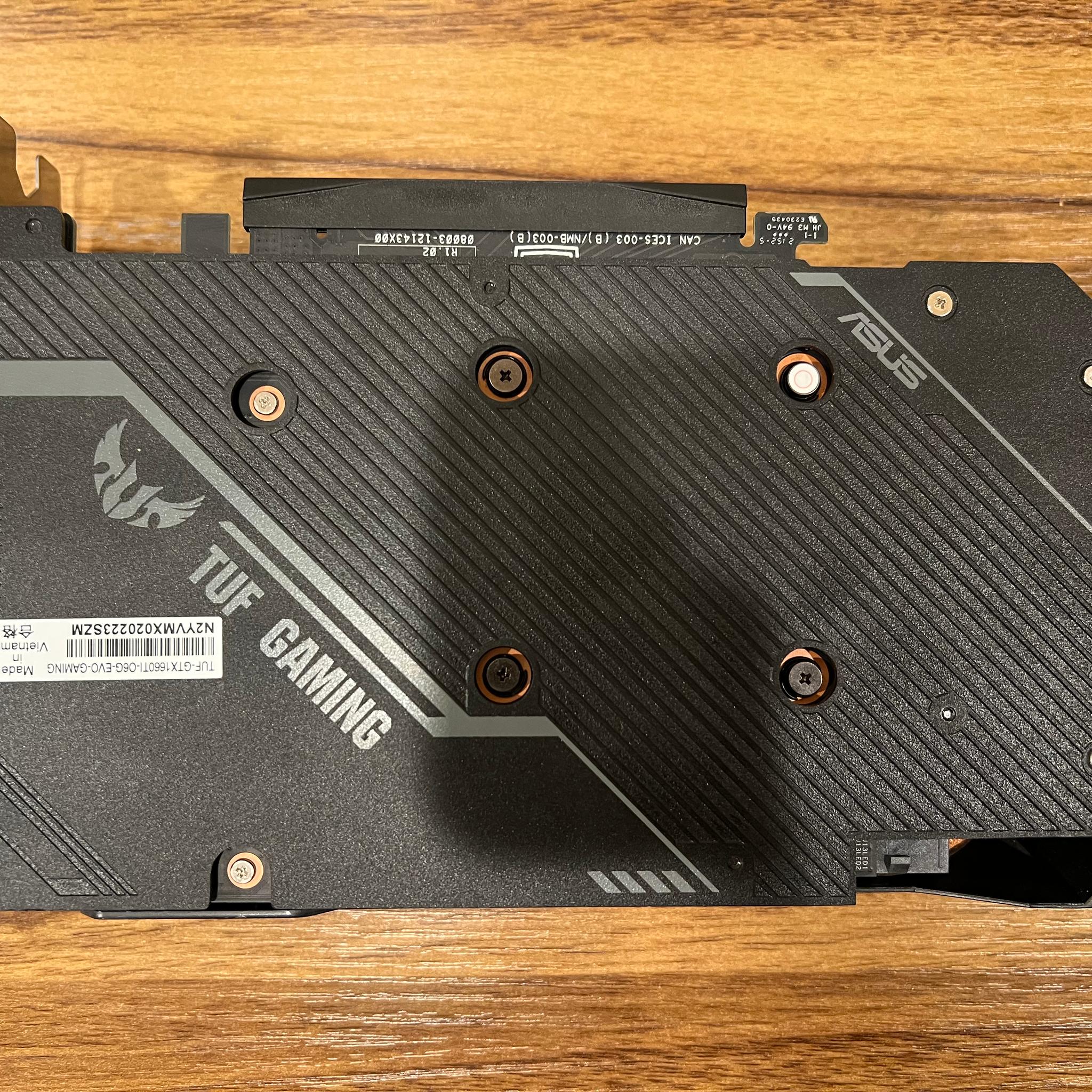 GeForce GTX 1660Ti 6GB ASUS TUF Gaming EVO OC