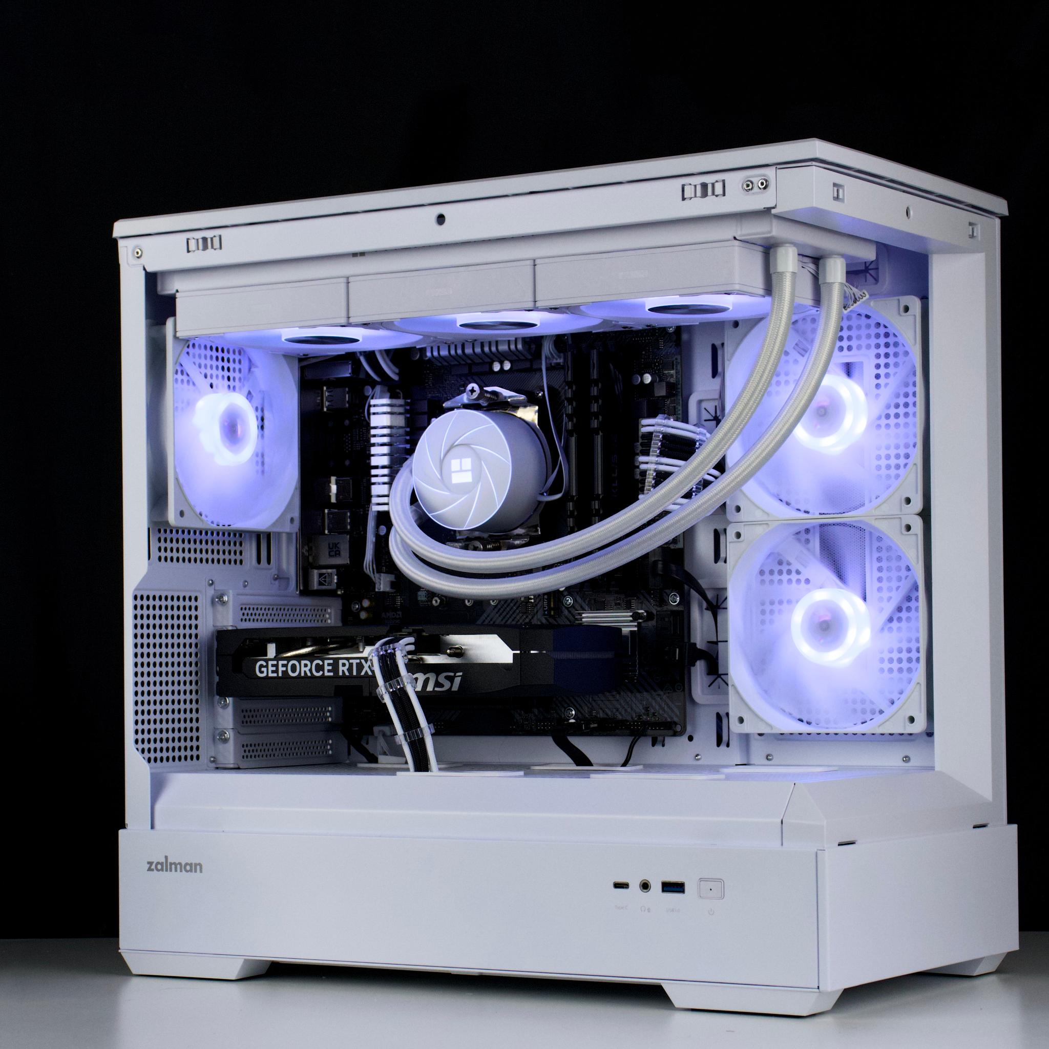 🧊❄️🧊 White Gaming PC – RTX 5060 TI, Ryzen 7 5700X, 32GB RAM, 1TB SSD - WiFi 🧊❄️🧊