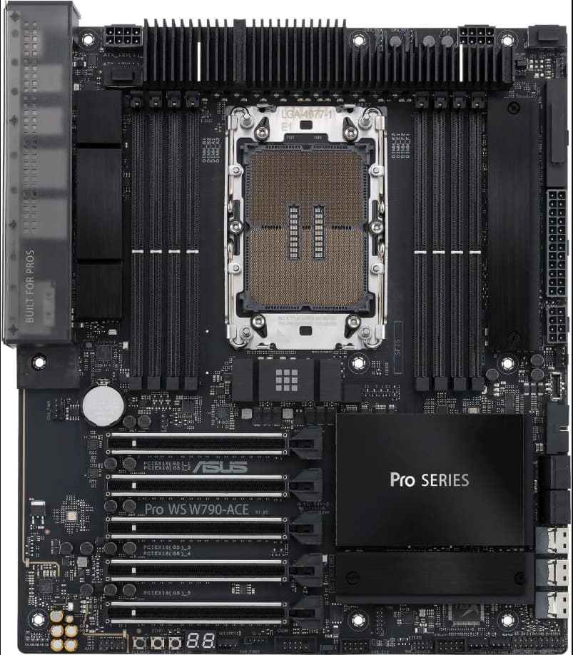 ASUS PRO WS W790-ACE Intel W790 LGA 4677 CEB DDR5 Workstation Motherboard