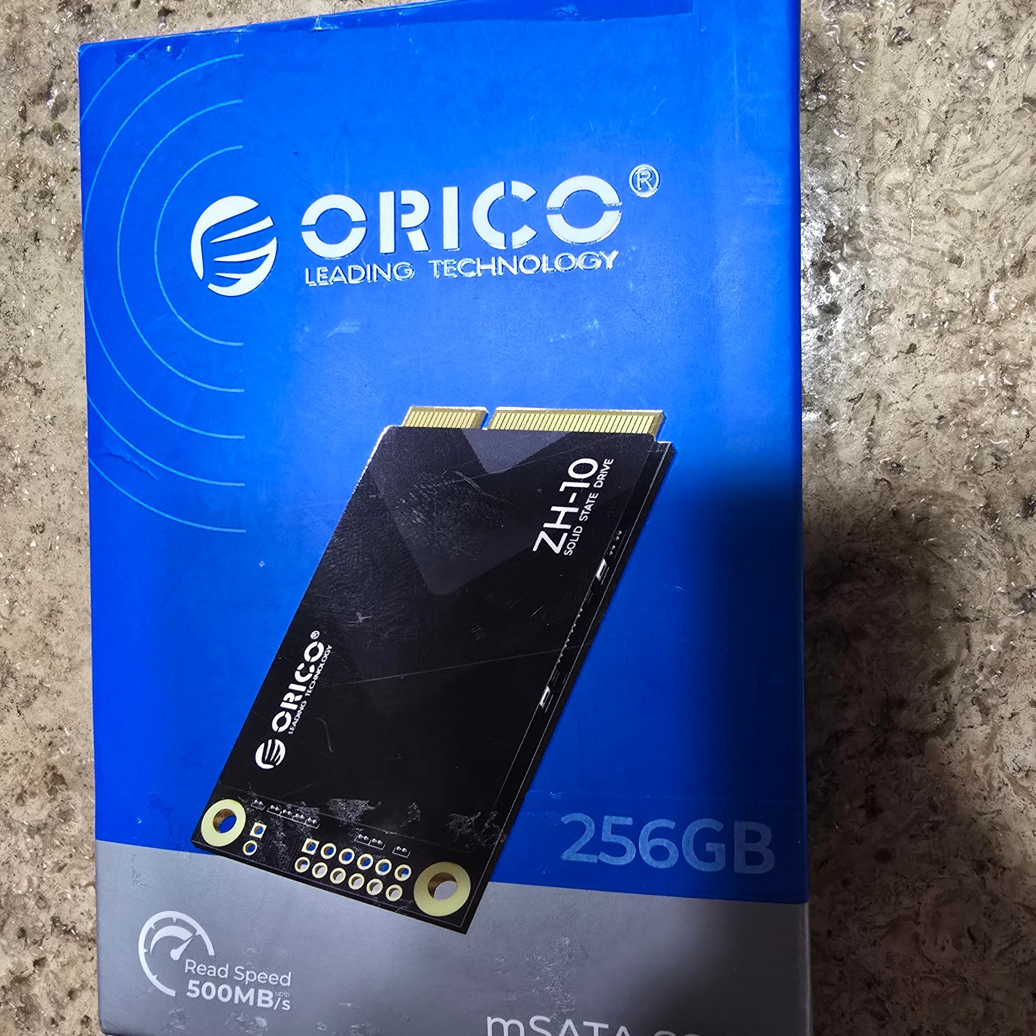 ORICO 256GB mSATA SSD SATA III 6Gbps 3D NAND Internal Solid State Laptops Ultrabooks Desktop-ZH10