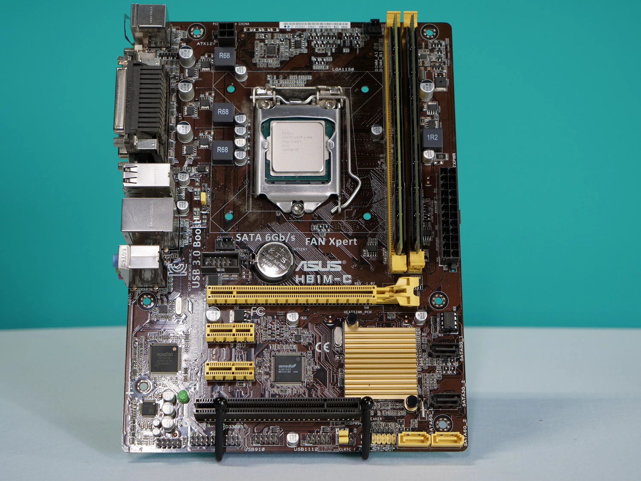 Asus H81M-C motherboard kit w/ i5-4460 + 16gb RAM