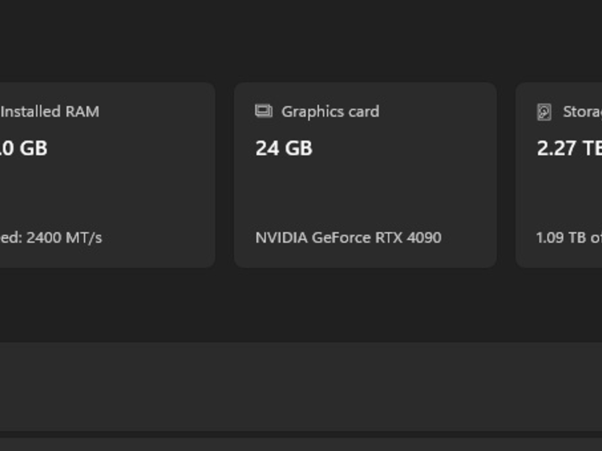 RTX 4090 Gaming PC - Ryzen 9 5900X, 32GB RAM, 2.5TB Storage