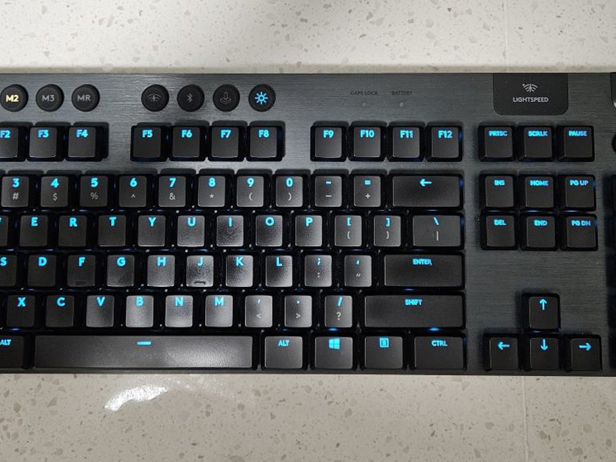 Logitech G915 LIGHTSPEED Wireless RGB Gaming Keyboard GL Clicky Switches - USED
