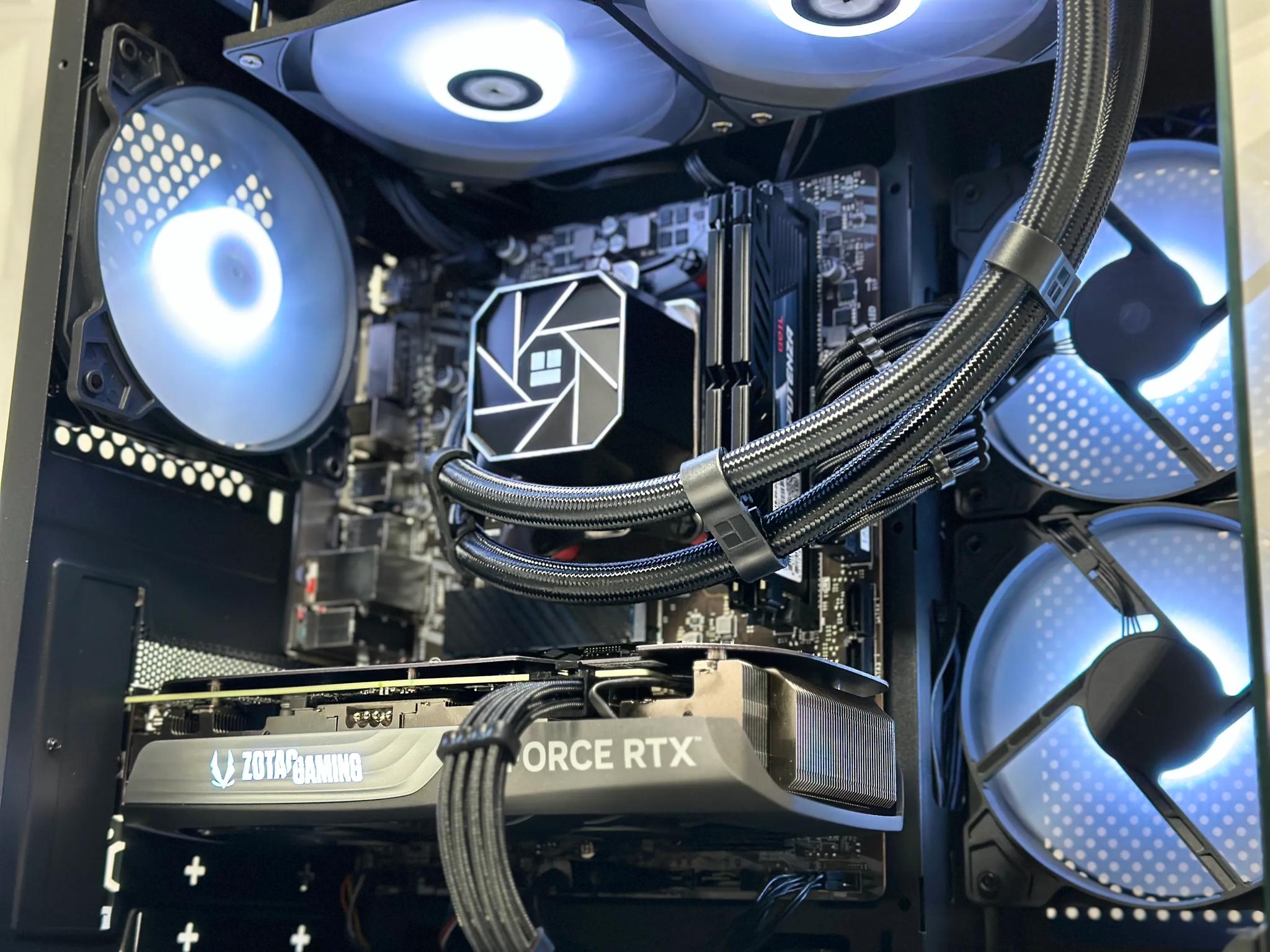 🤟🏻🕸️🕷️Spider|| ||Liquid Cooled Gaming PC🕸️Nvidia RTX 4070 12GB🕸️Intel  12600KF 🕸️32GB DDR4