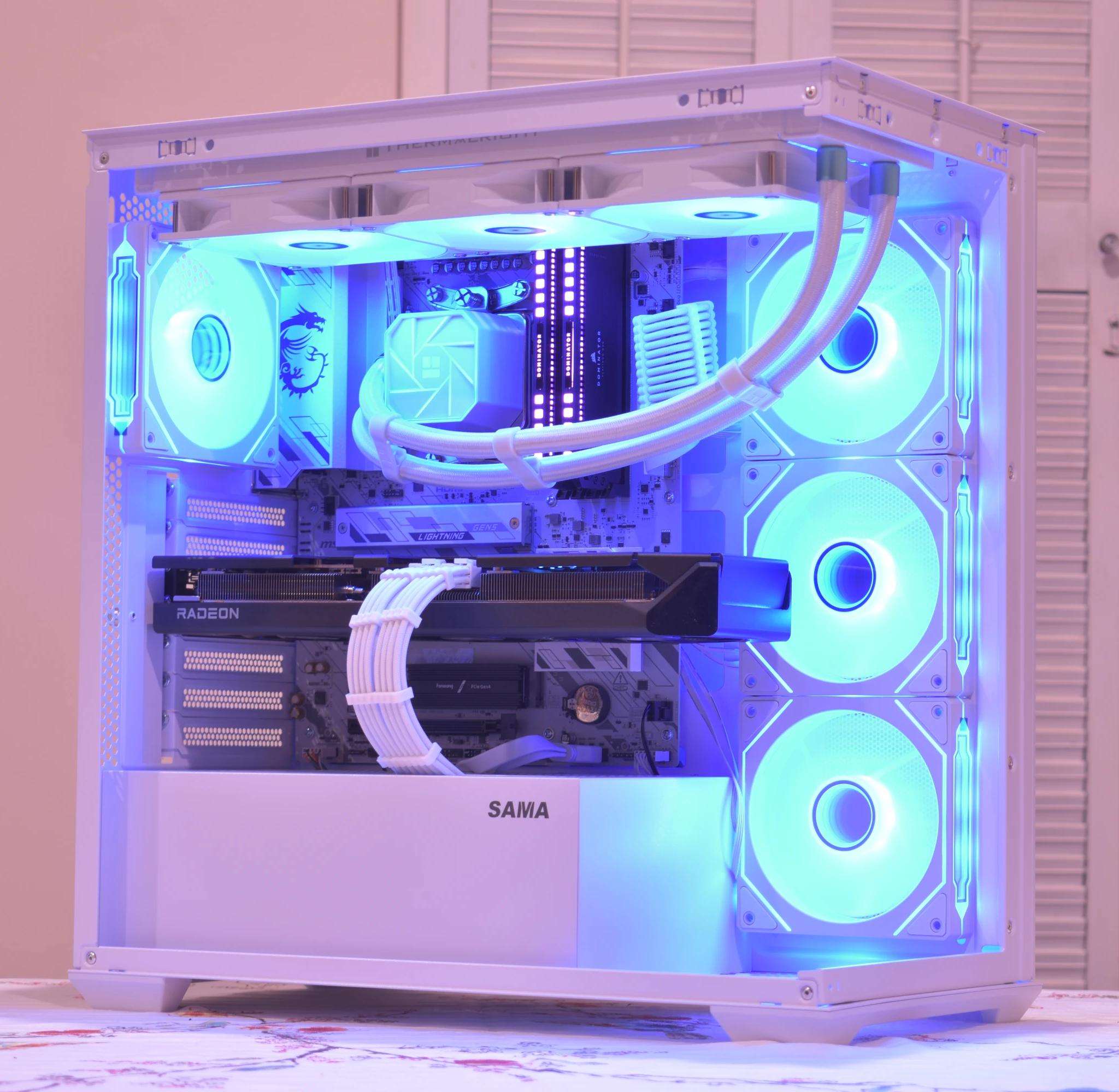 🚀Performance Gamer🚀 Ryzen 7 7800X3D | AMD RX 9070 16GB | 32GB DDR5 | 1TB nVME SSD | White RGB+Wifi