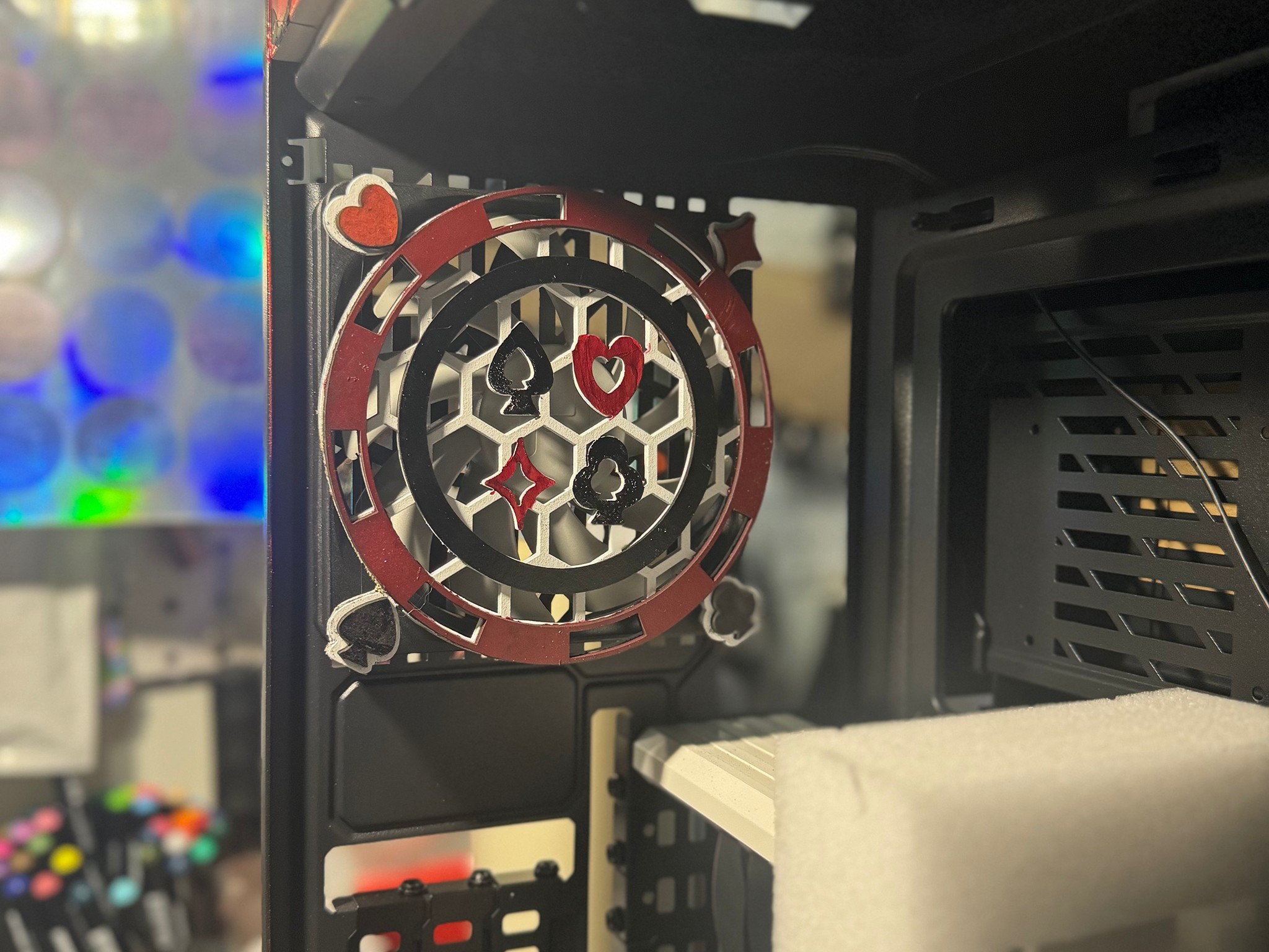 Custom Case Fan Cover | 120mm Rear Fan Shroud | Fan Grill
