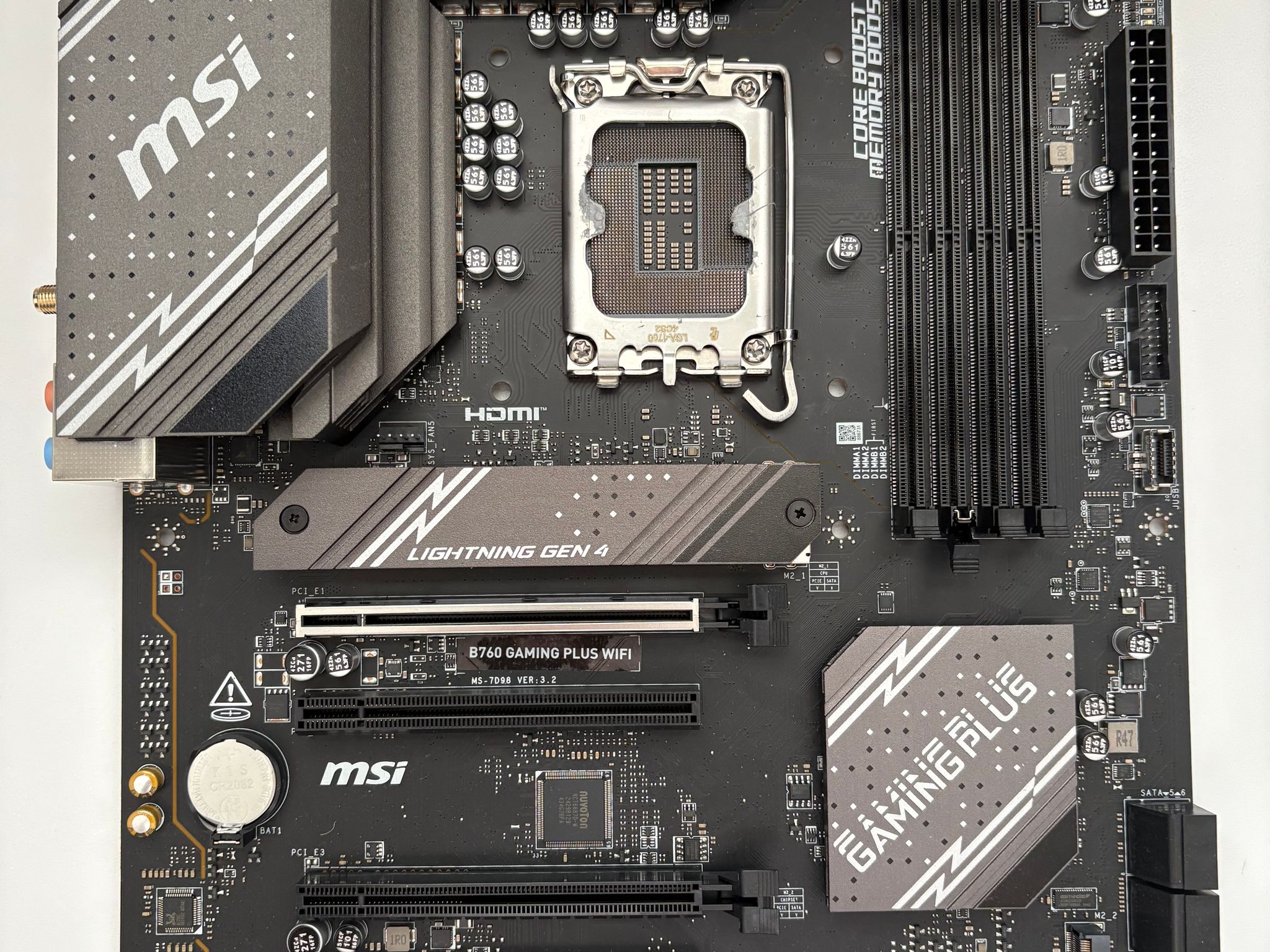 MSI B760 Gaming Plus Wi-Fi ATX Motherboard