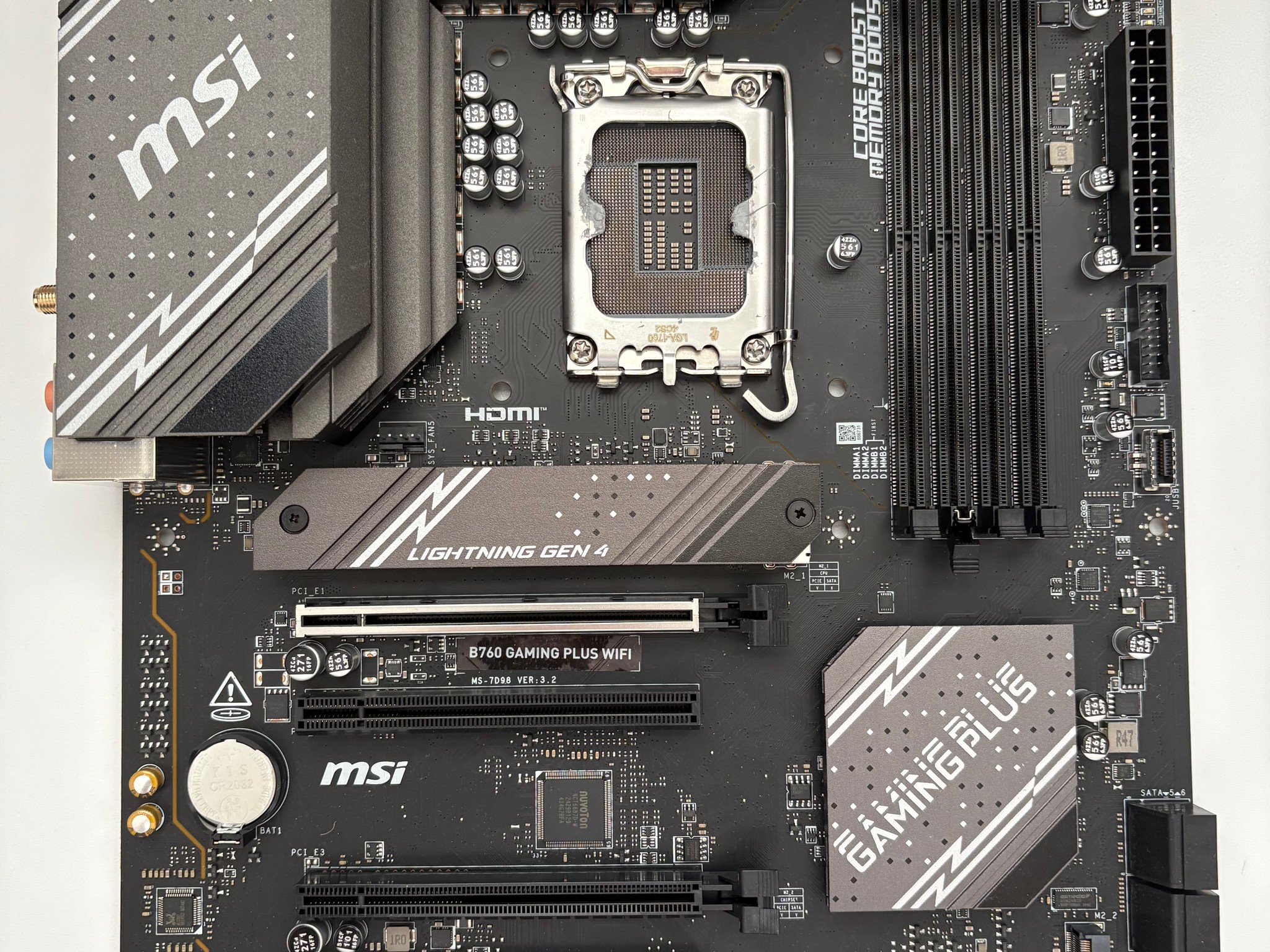 MSI B760 Gaming Plus Wi-Fi ATX Motherboard